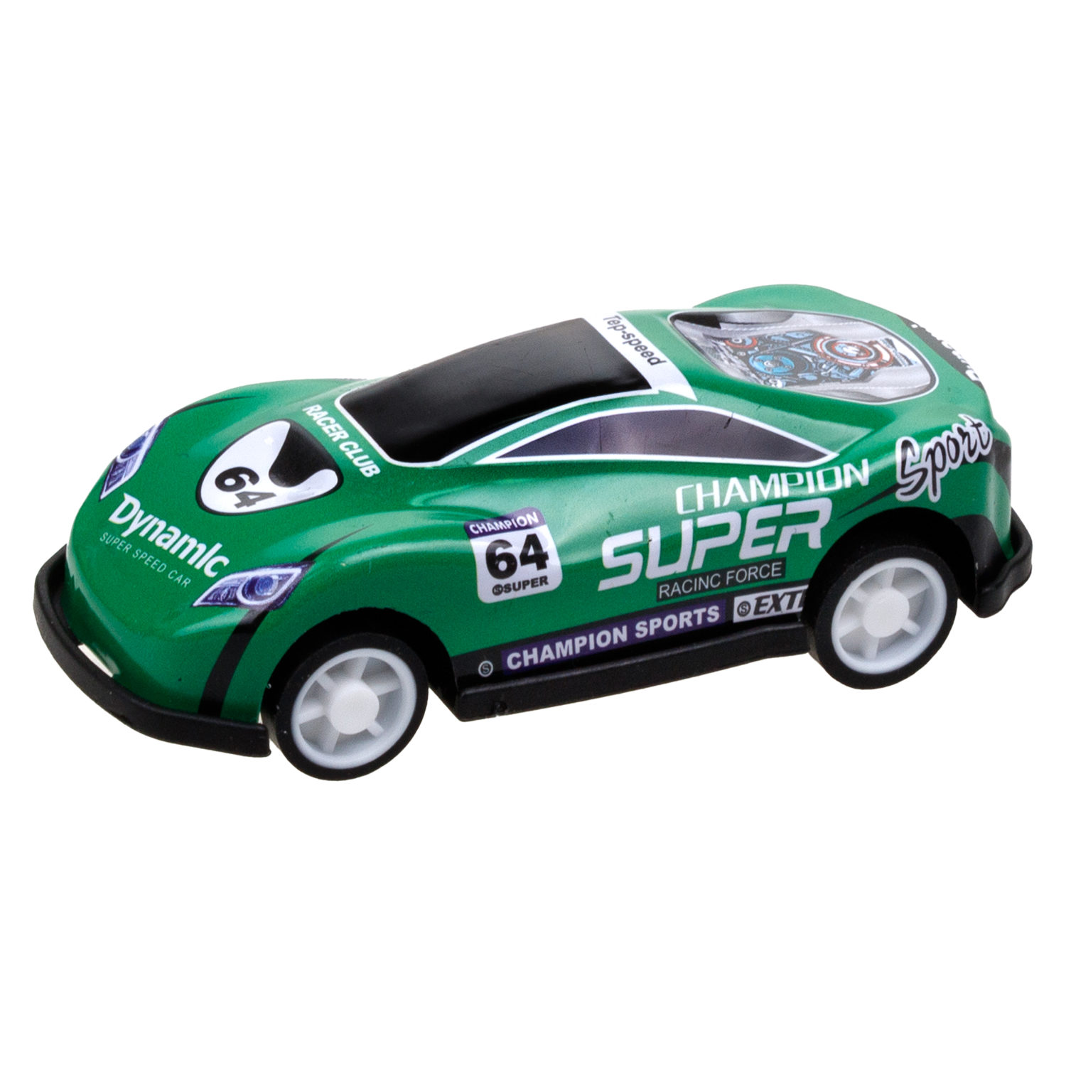 Набор металлических машинок с картой 1TOY Драйв, инерционные, гоночные, маленькие, 6,8 см, 60 шт.