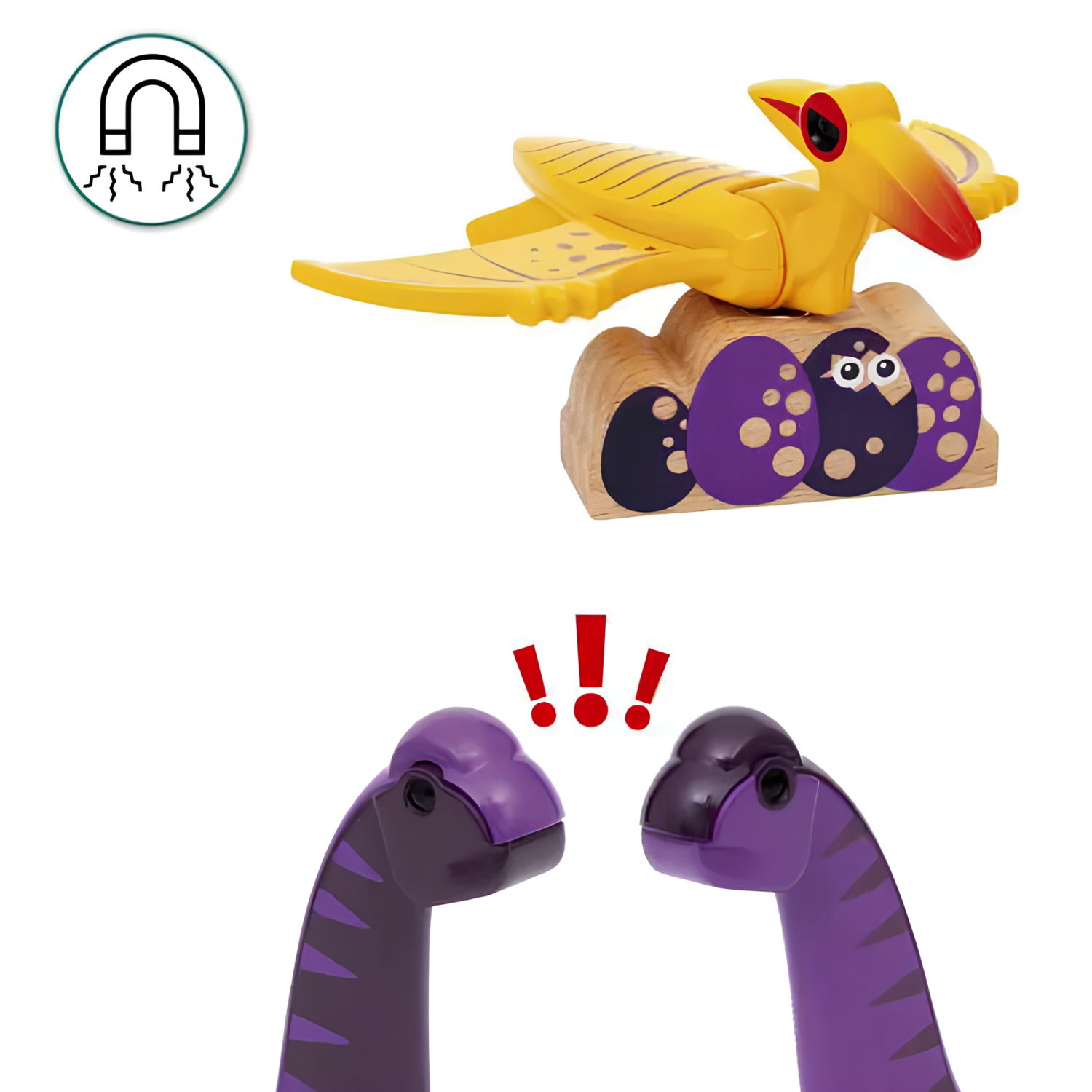 Деревянная железная дорога BRIO "Приключения с динозаврами", 21 элемент