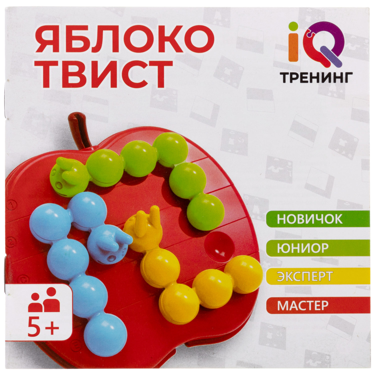 Настольная логическая игра 1TOY IQ ТРЕНИНГ «Яблоко Твист»