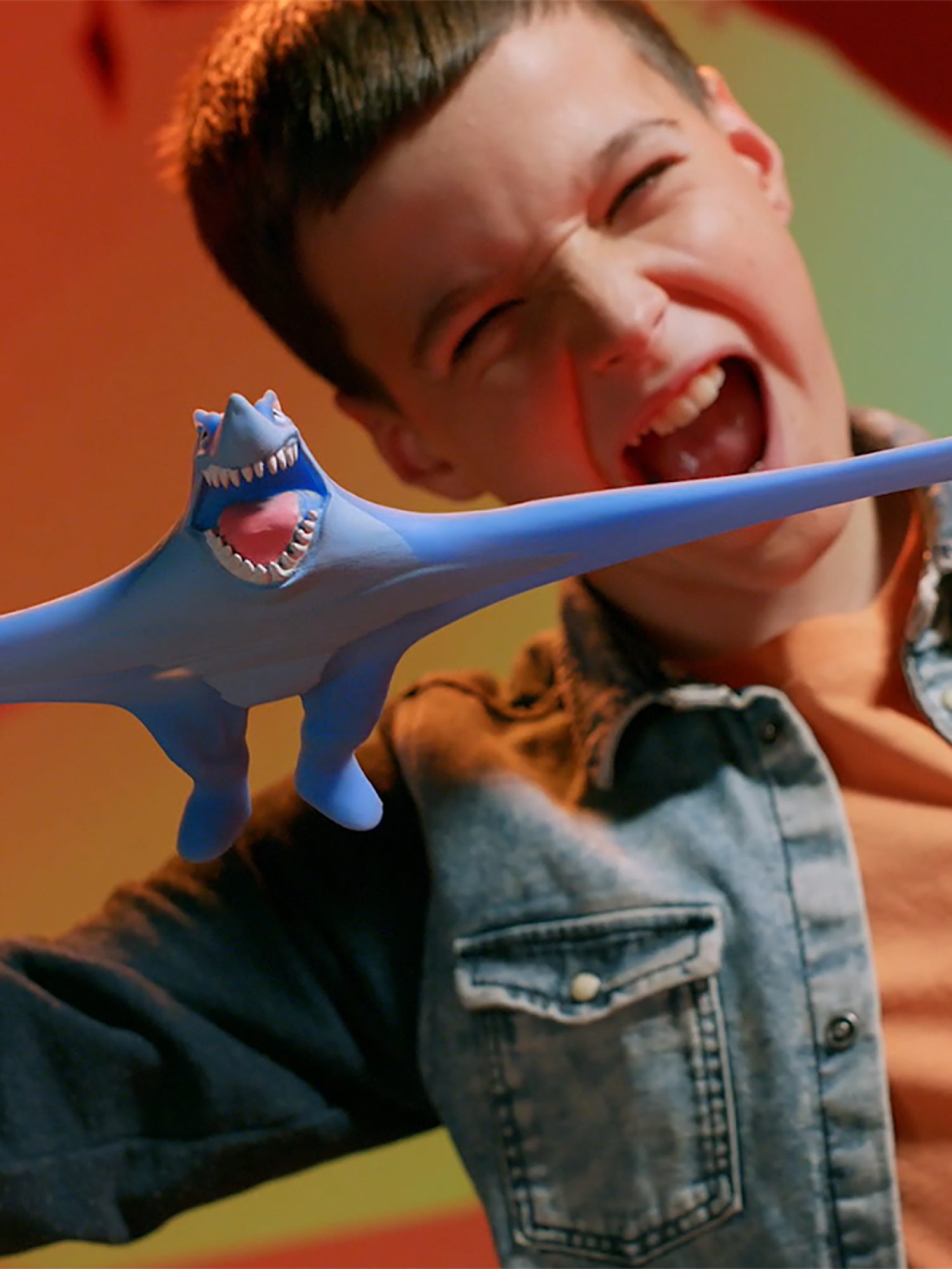 Тянущиеся фигурки 1TOY Monster Flex Dino, Шарко, монстр тянучка, 14 см