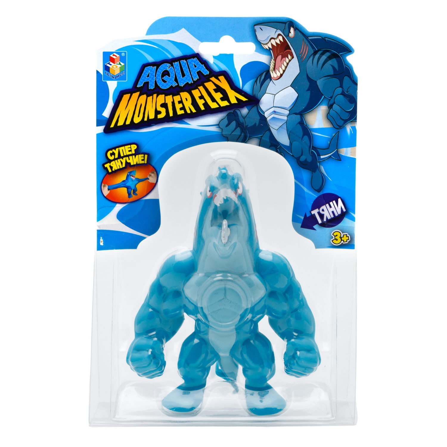 1Toy Игрушка для мальчика, тянучка монстр MONSTER FLEX AQUA, антистресс, 14 видов в ассортименте