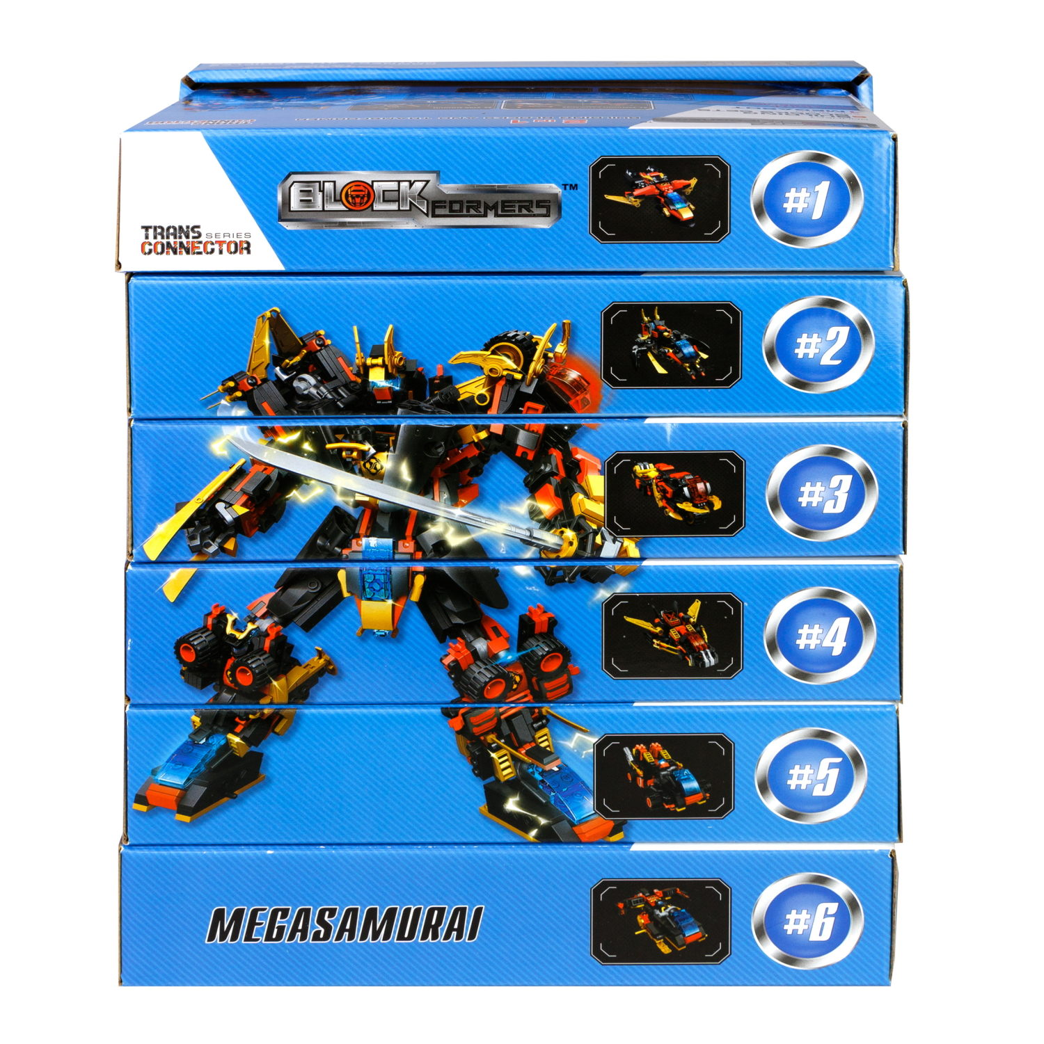 Конструктор  Трансформер BLOCKFORMERS  "Мегасамурай" Cерия TRANS CONNECTOR, 6 видов на выбор