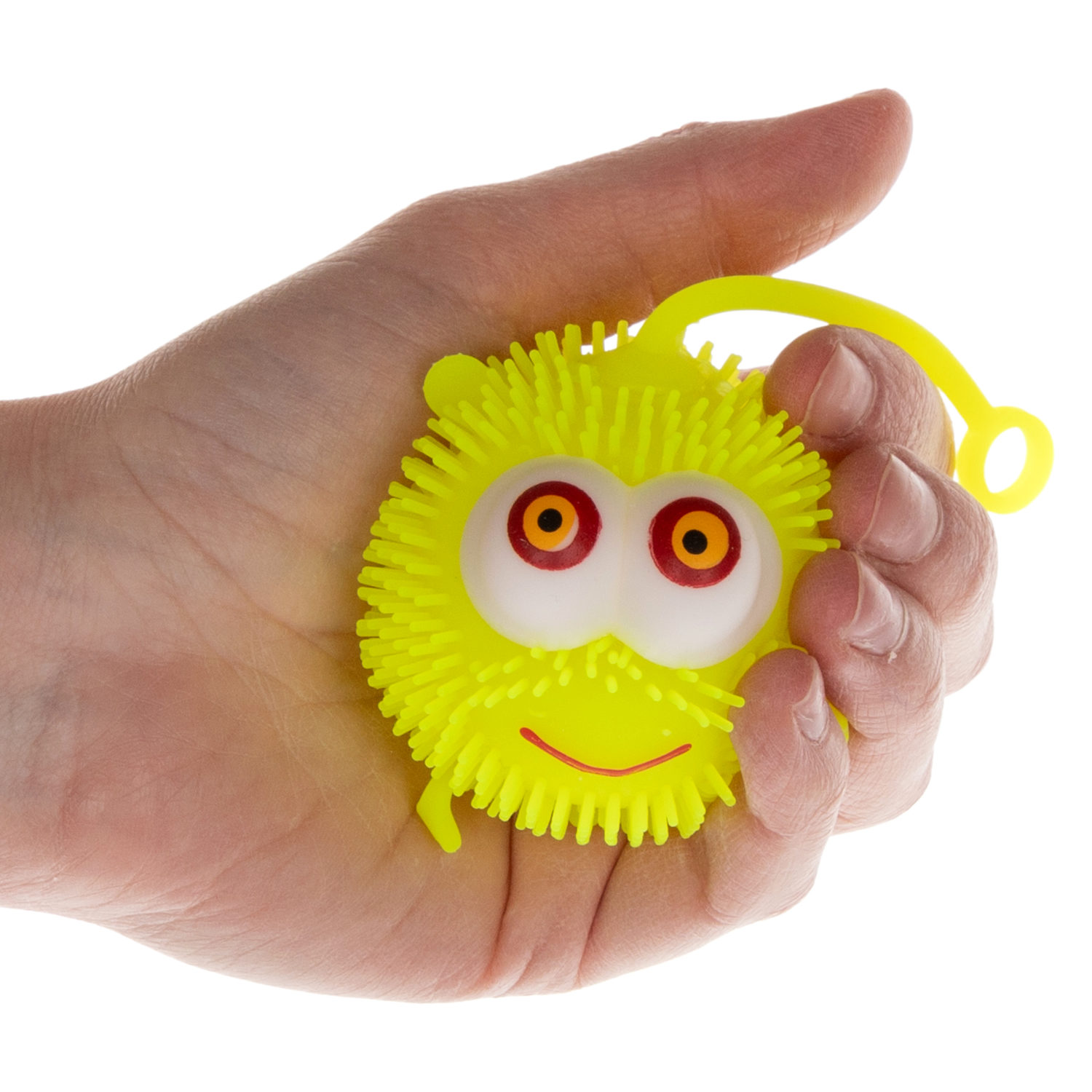 Антистресс-игрушка для рук 1TOY Ё-Ёжик, для детей и взрослых, жёлтая, 1 шт.