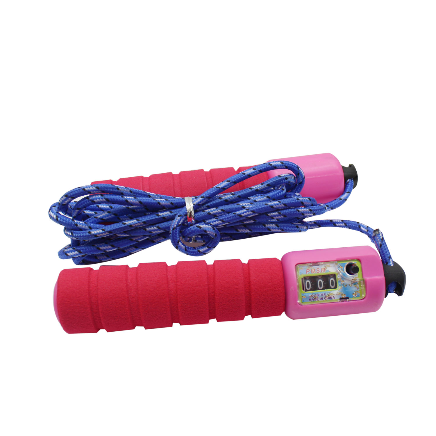 Уценка, скакалка с счетчиком 1TOY, EVA-ручки, 242 см