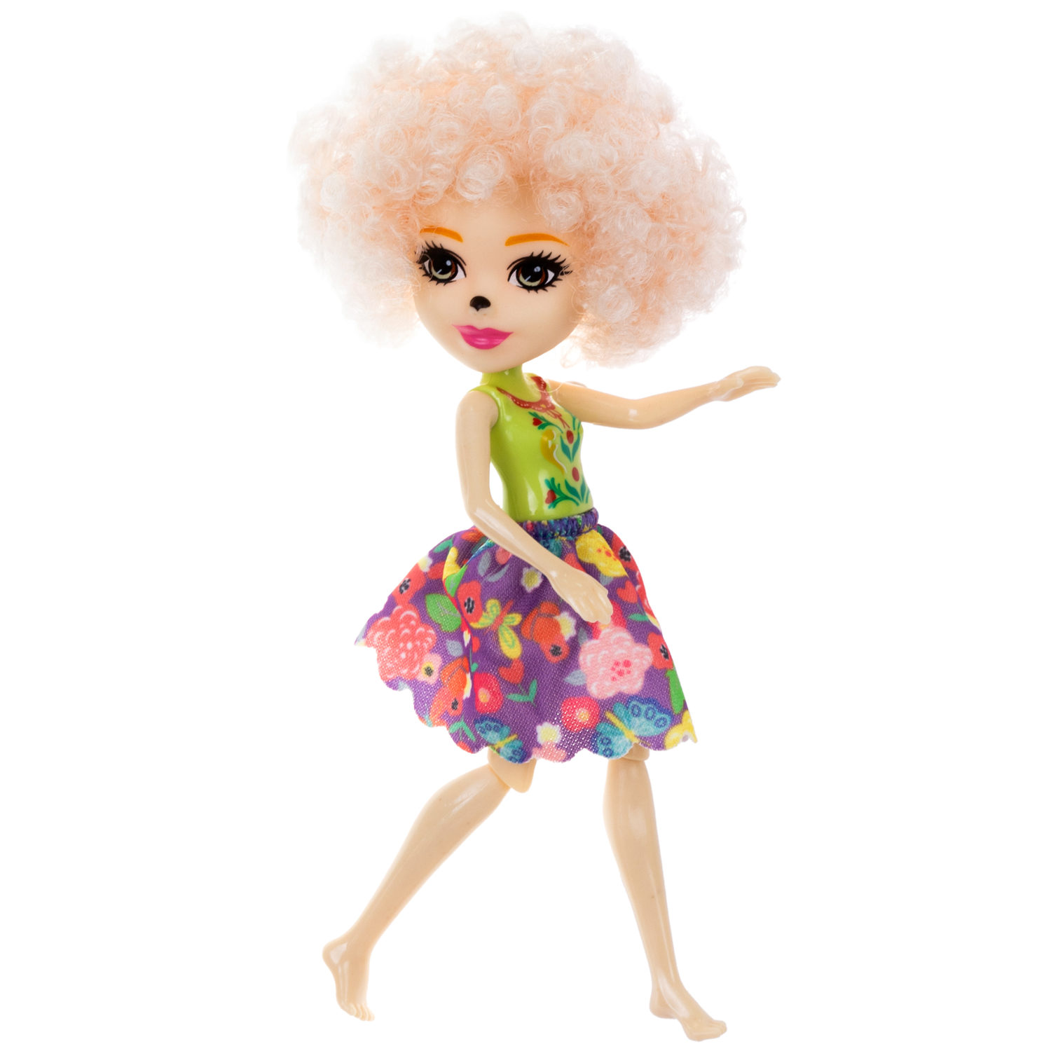 Кукла 1TOY Лесные Феи с кудрявыми светлыми волосами, детская, принцесса леса, игрушка для девочки, 16 см