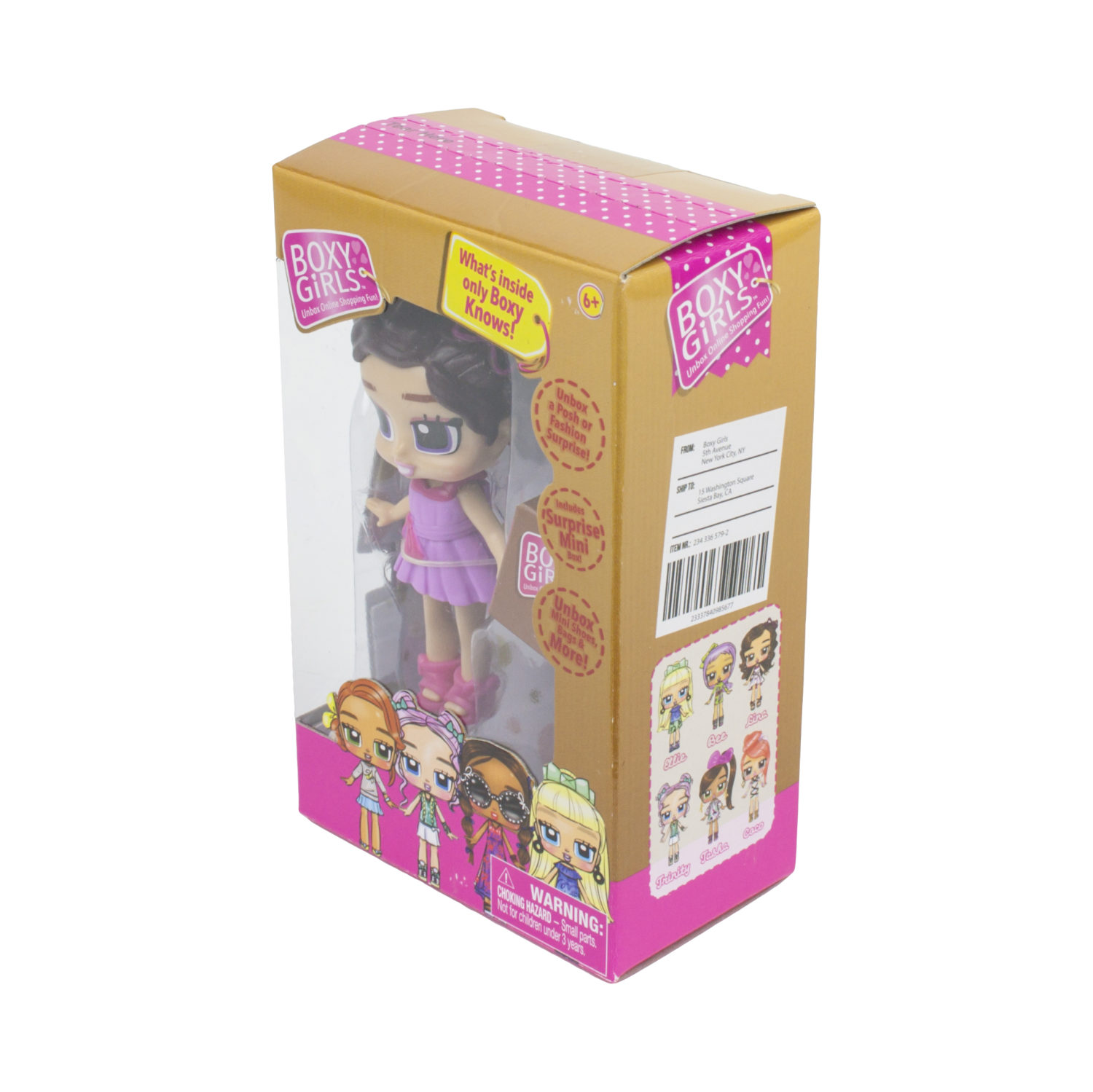 Кукла Boxy Girls MINI 8см с аксессуарами, 6 видов.