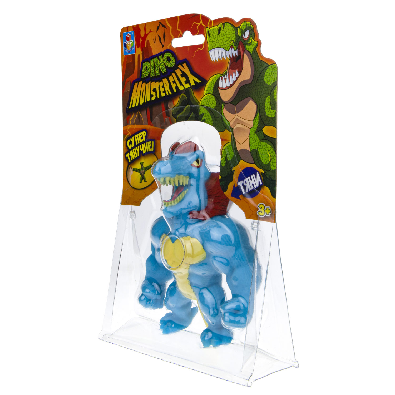 1TOY MONSTER FLEX DINO, тянущиеся фигурки 14см, 14 видов в ассортименте
