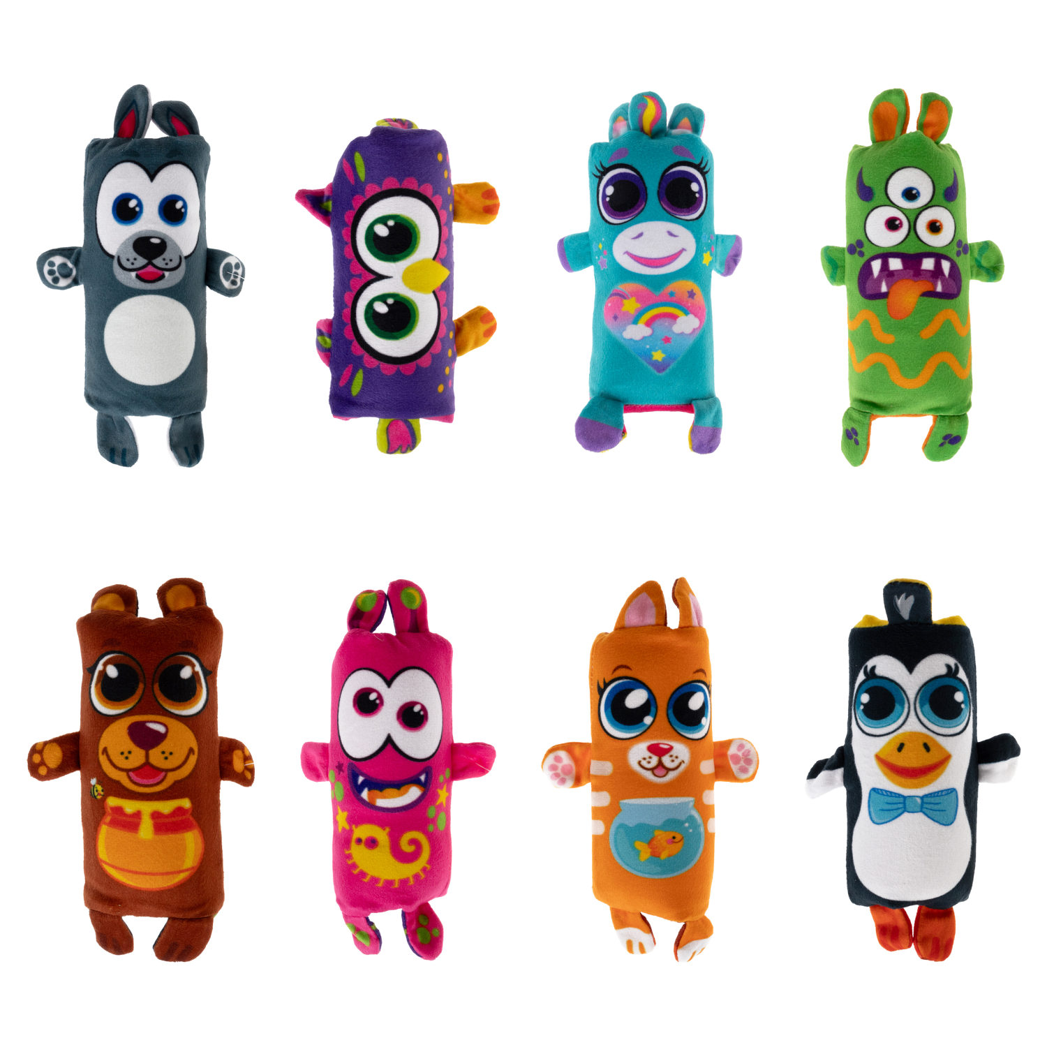 Скользун Вывернушка 2 в 1 1TOY Собака - котик, игрушка-антистресс для рук