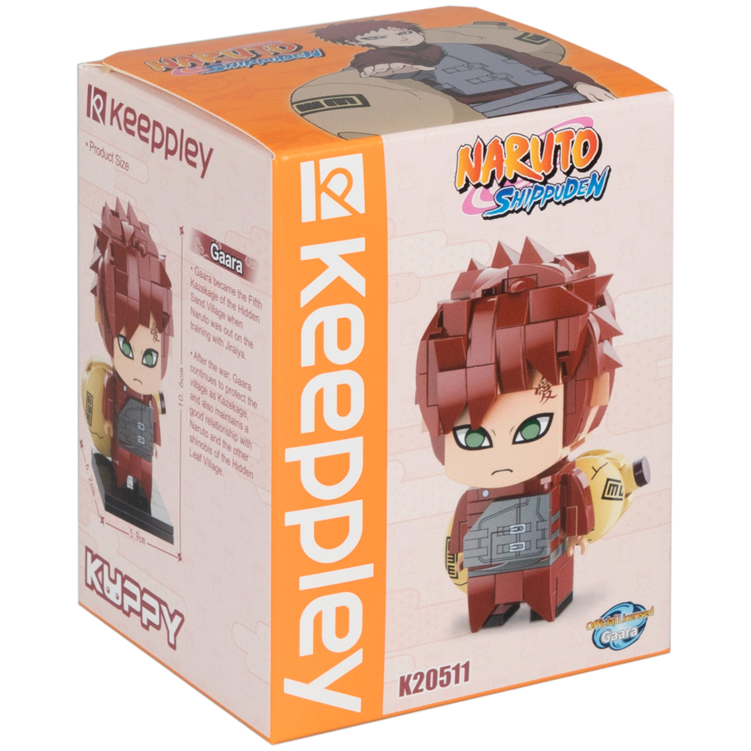 Naruto конструктор "Гаара" для мальчиков и девочек, 332 детали