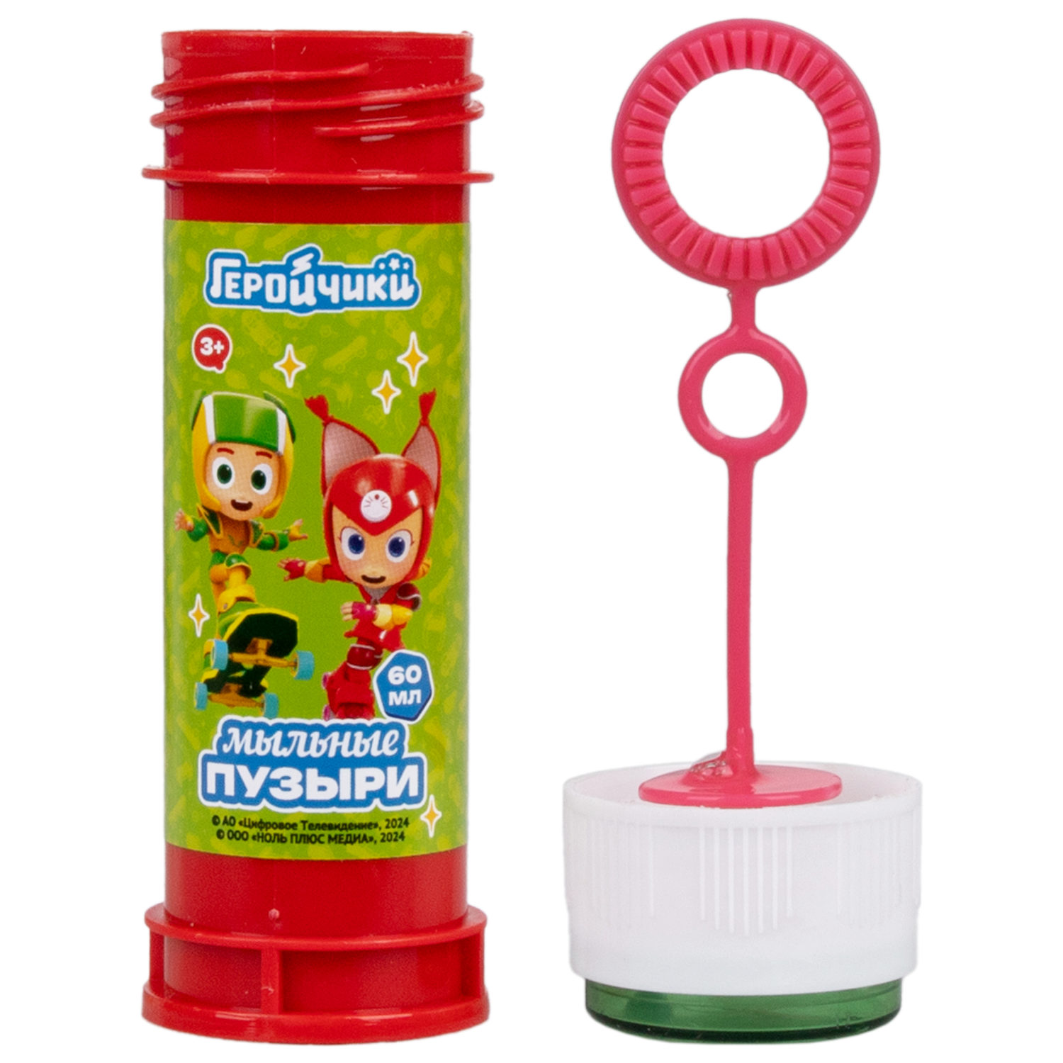 1TOY Геройчики, мыльные пузыри, 60 мл