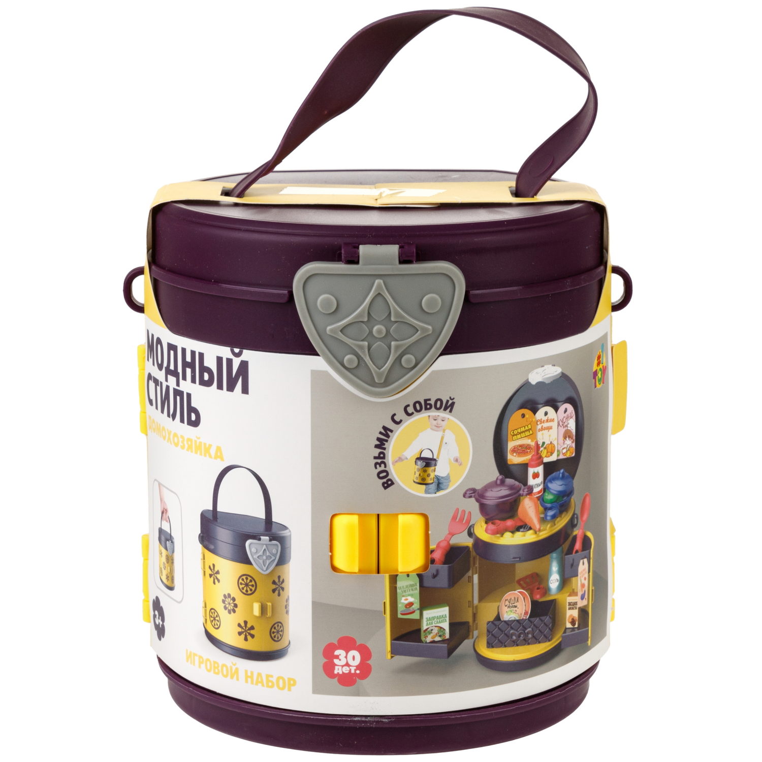 1TOY Модный стиль "Домохозяйка" игровой набор в сумке, 30 предметов