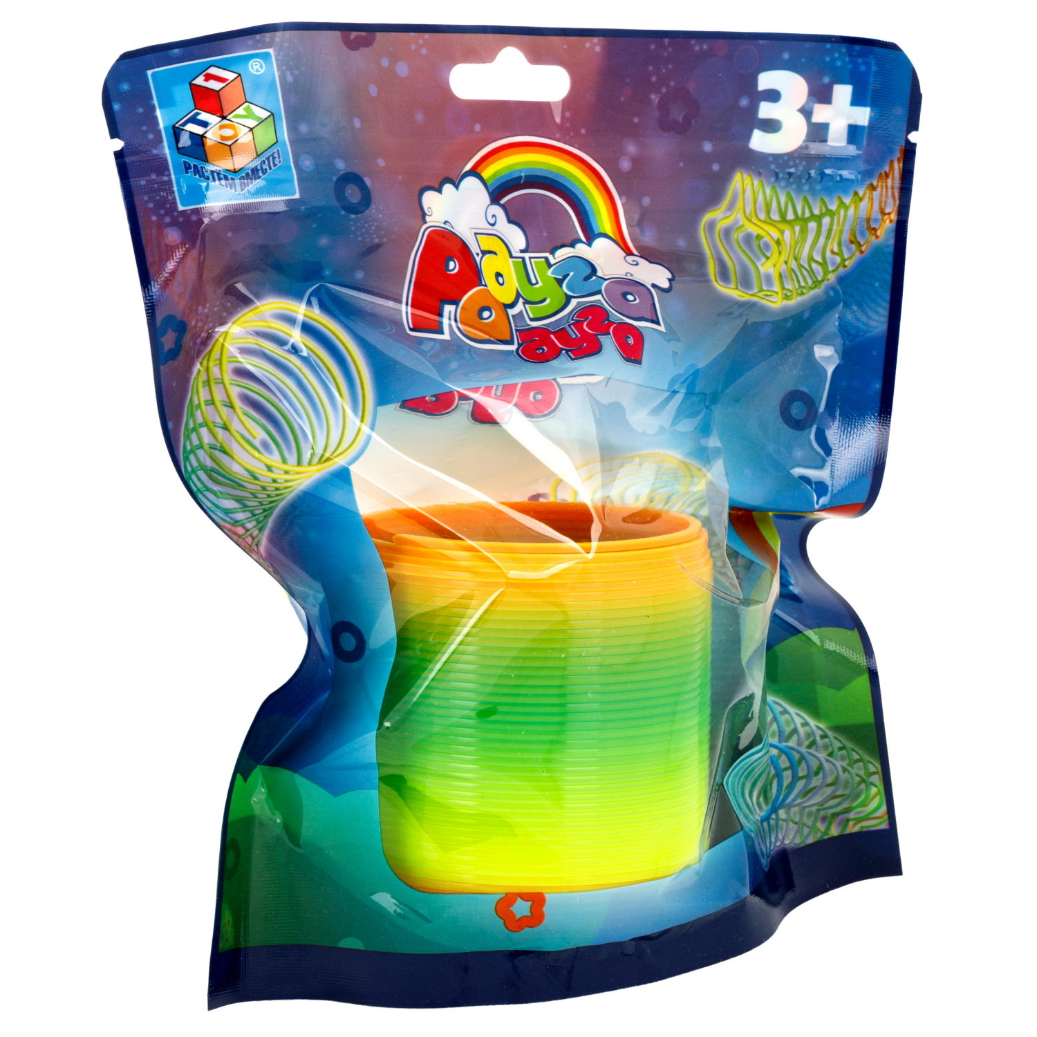 Пружинка радуга 1TOY «Радуга-дуга», 6,3*6,5 см