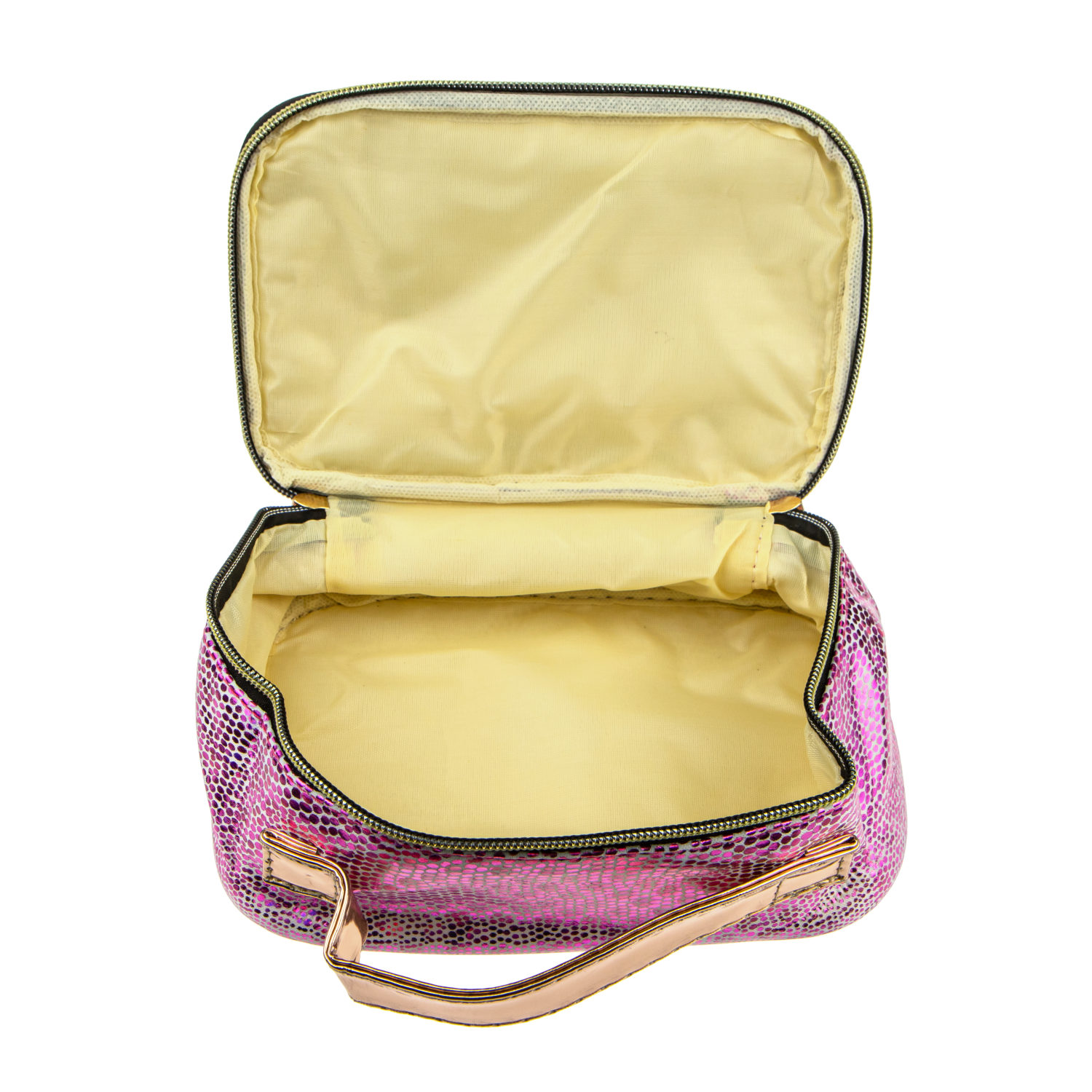 Lukky косметичка-кейс "Кошка" с подвижными пайетками,розовая