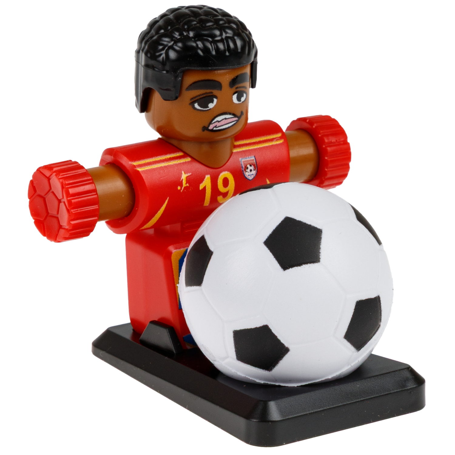 Фиджетбол 1TOY Легенды футбола Бразилия - Испания, 2 футболиста