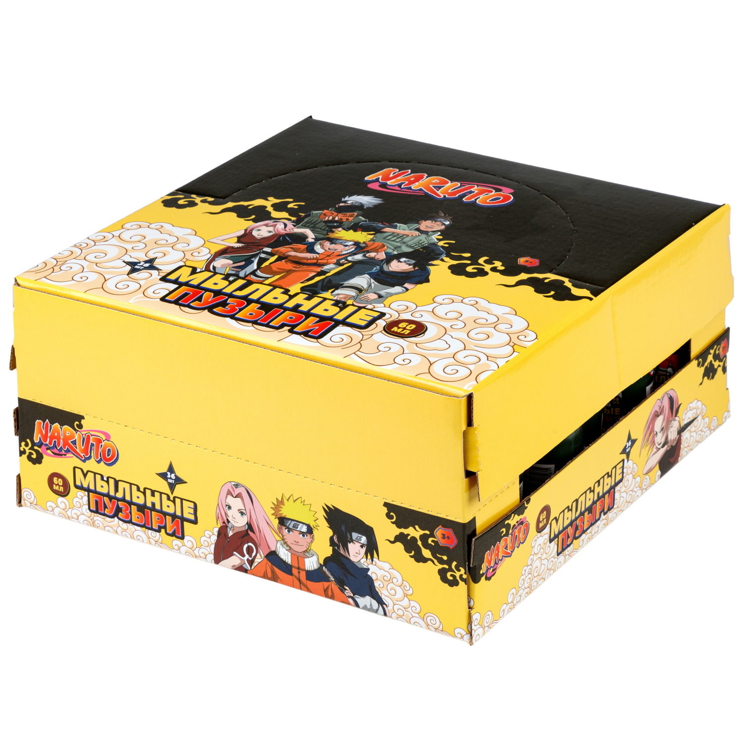 Наруто, мыл. пуз., 60 мл, 36 шт в д/б (23,5*23,5*11,5)