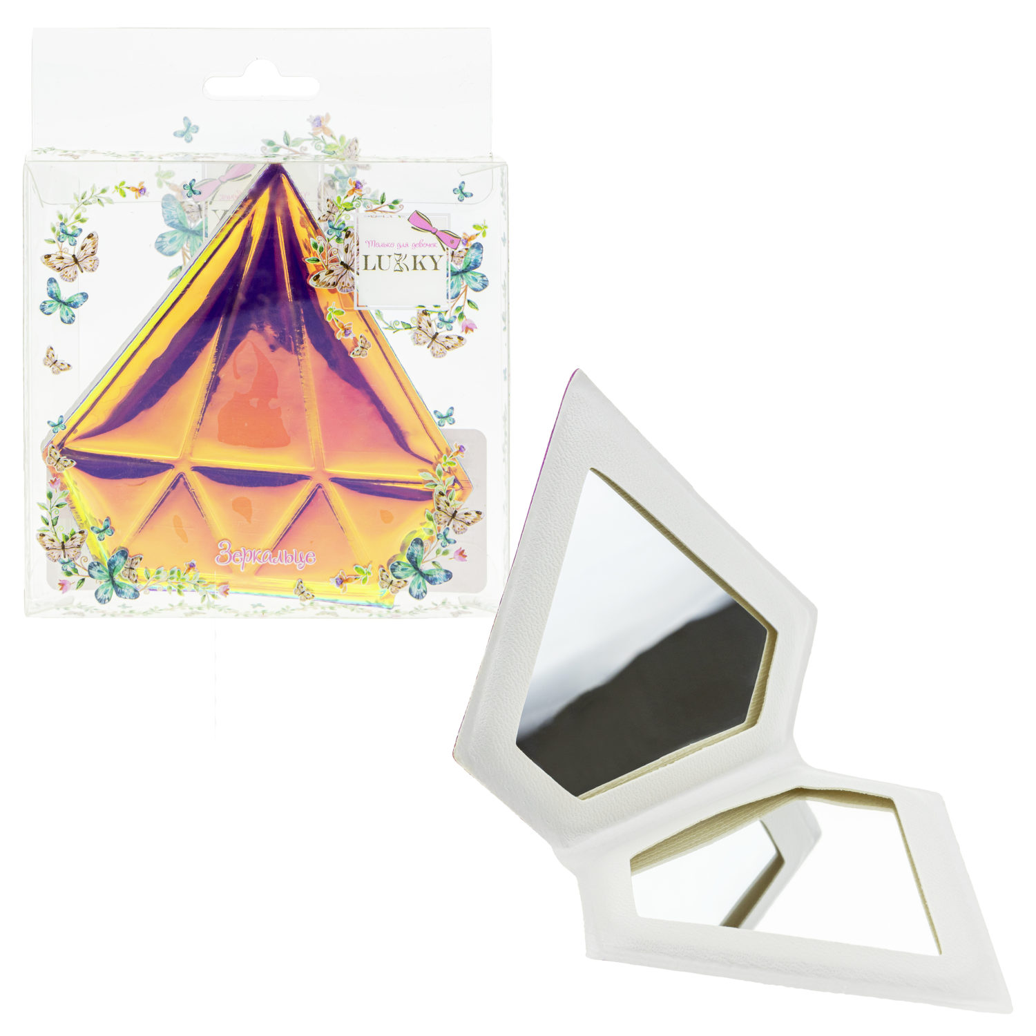 Lukky зеркальце карманное "Кристалл"
