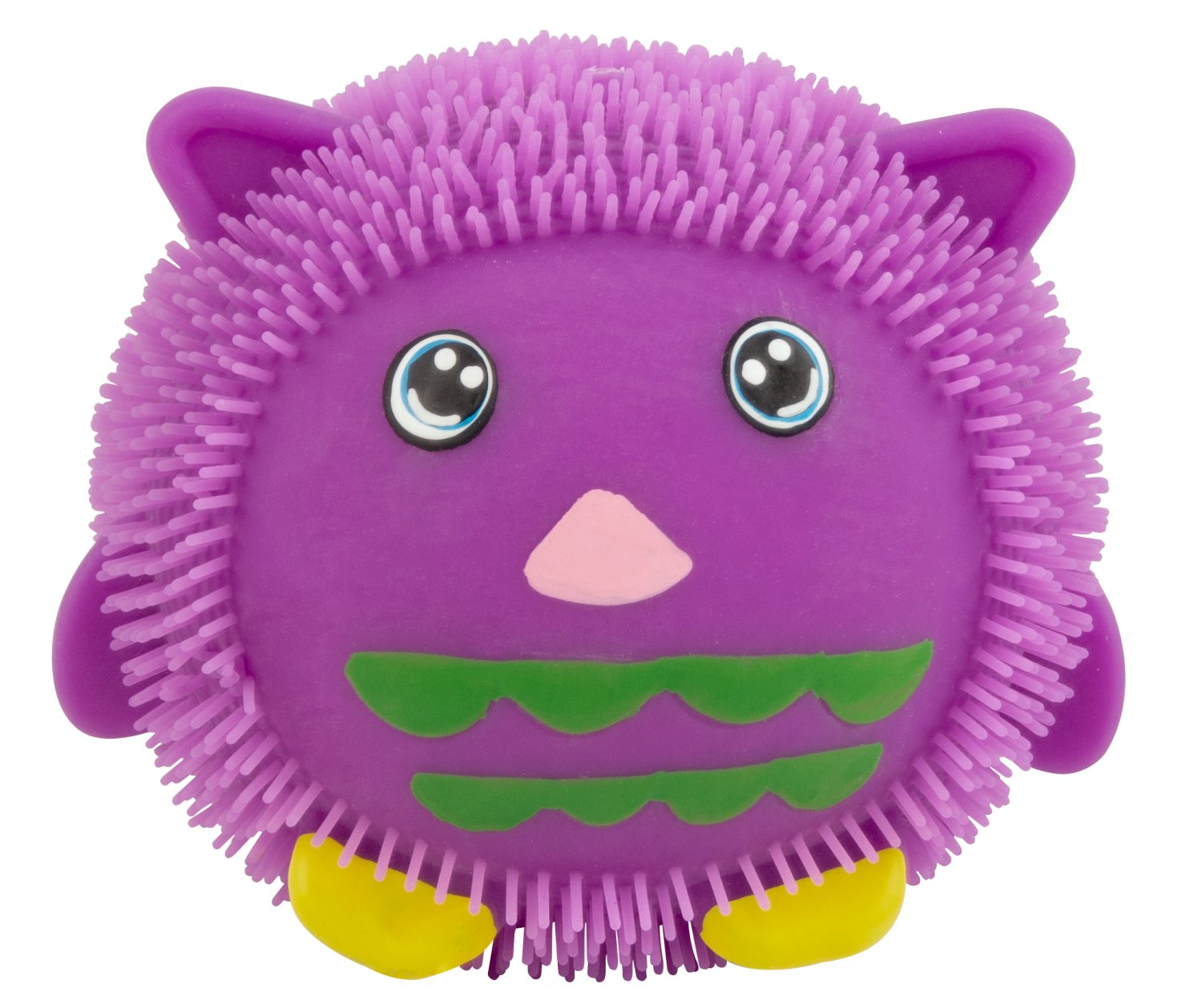 Игрушка-антистресс для рук 1toy Йо-Ёжики, "Животные" сова 13 см, со светом