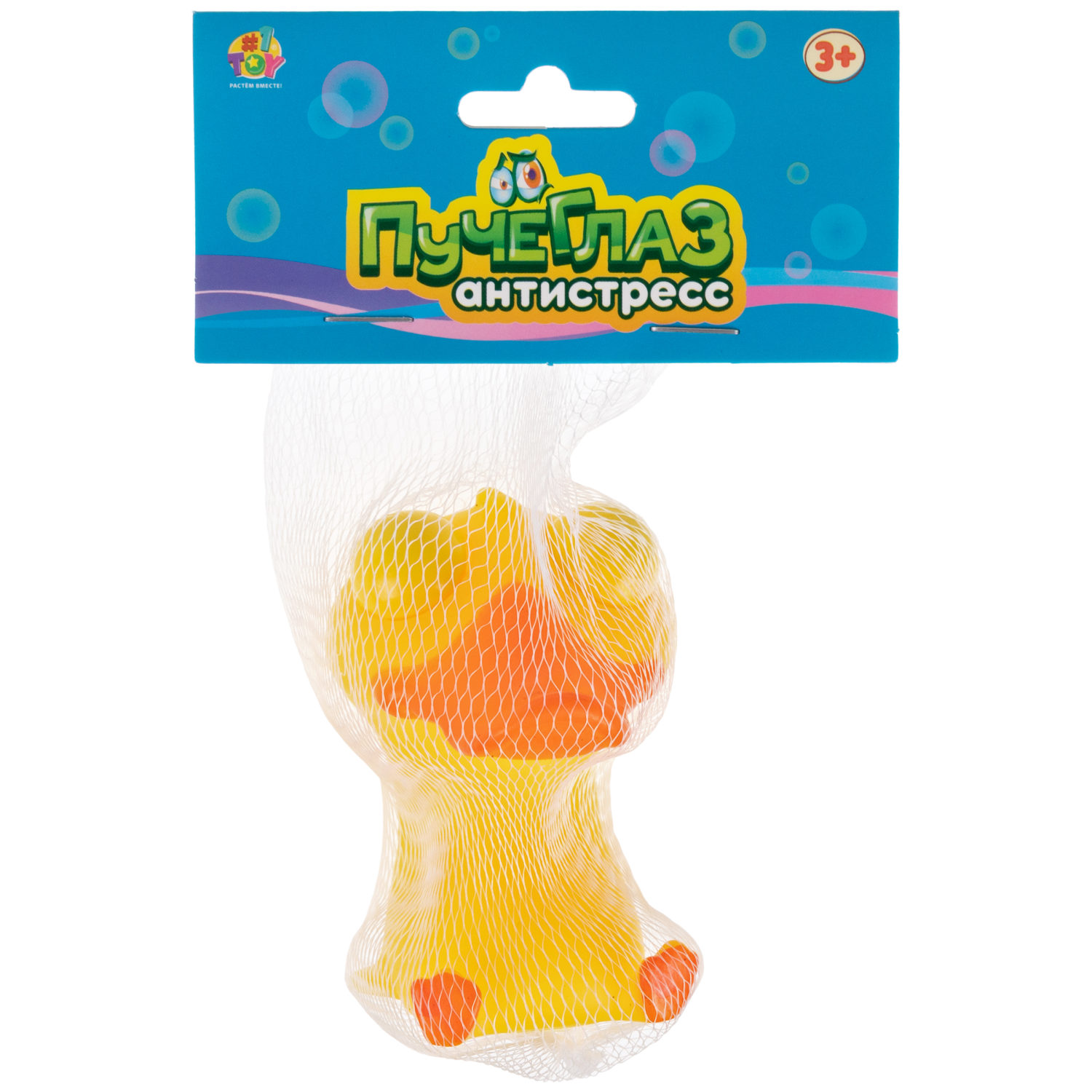 Пучеглаз-антистресс 1TOY Животные, 4 вида в ассортименте