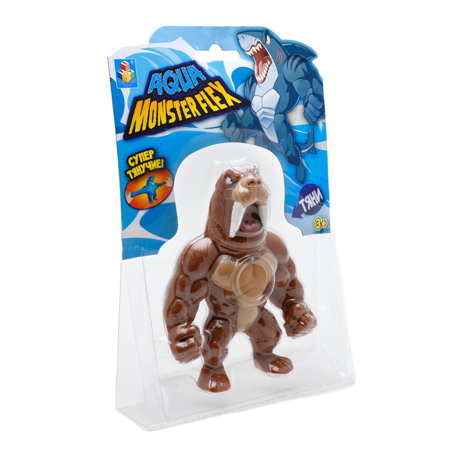 1Toy Игрушка для мальчика, тянучка монстр MONSTER FLEX AQUA, антистресс, 14 видов в ассортименте