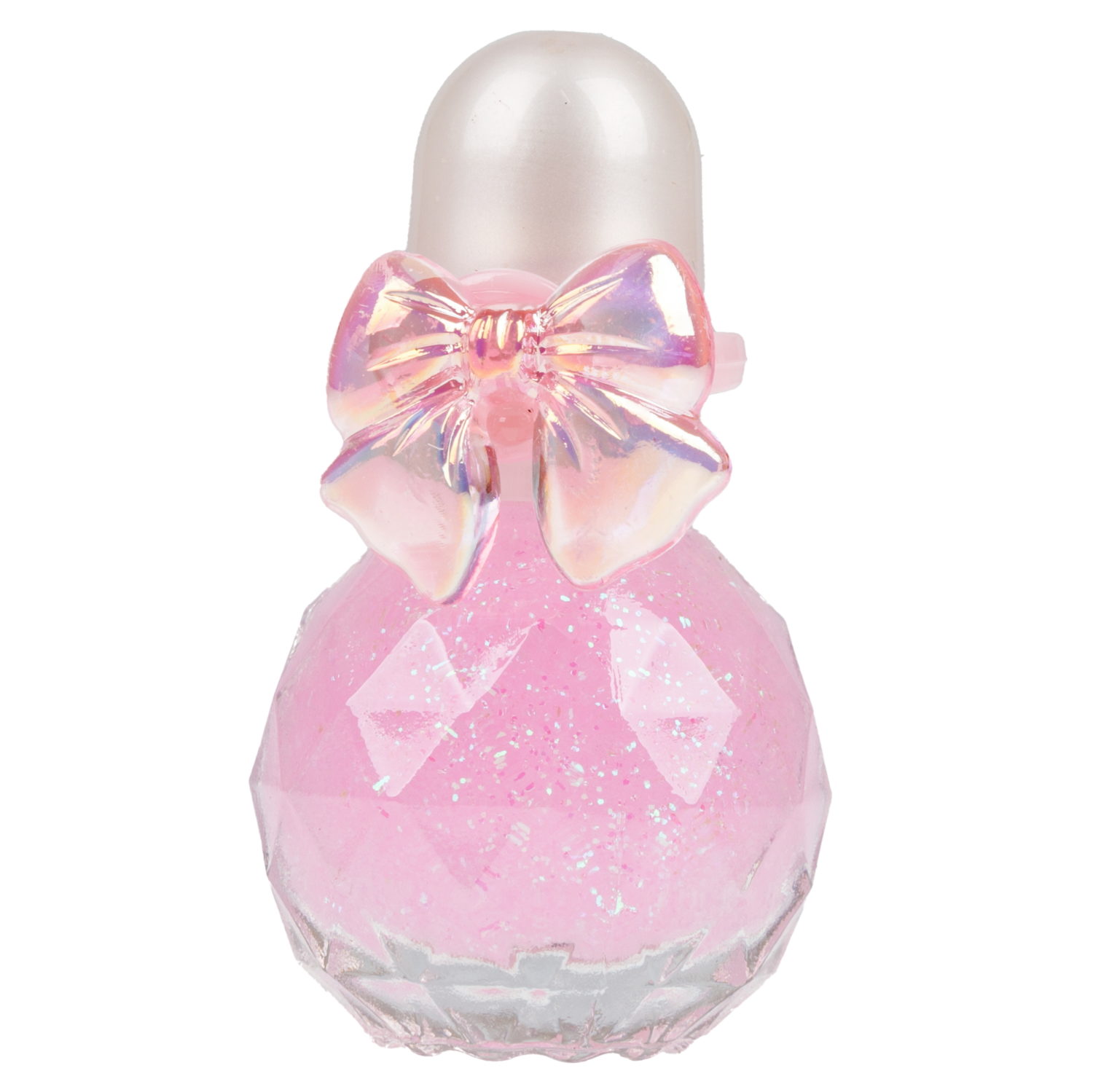 Лак для ногтей Lukky Diamond peel-off Конфетти с колечком, 4,5 мл,с ароматом, фиолетовый