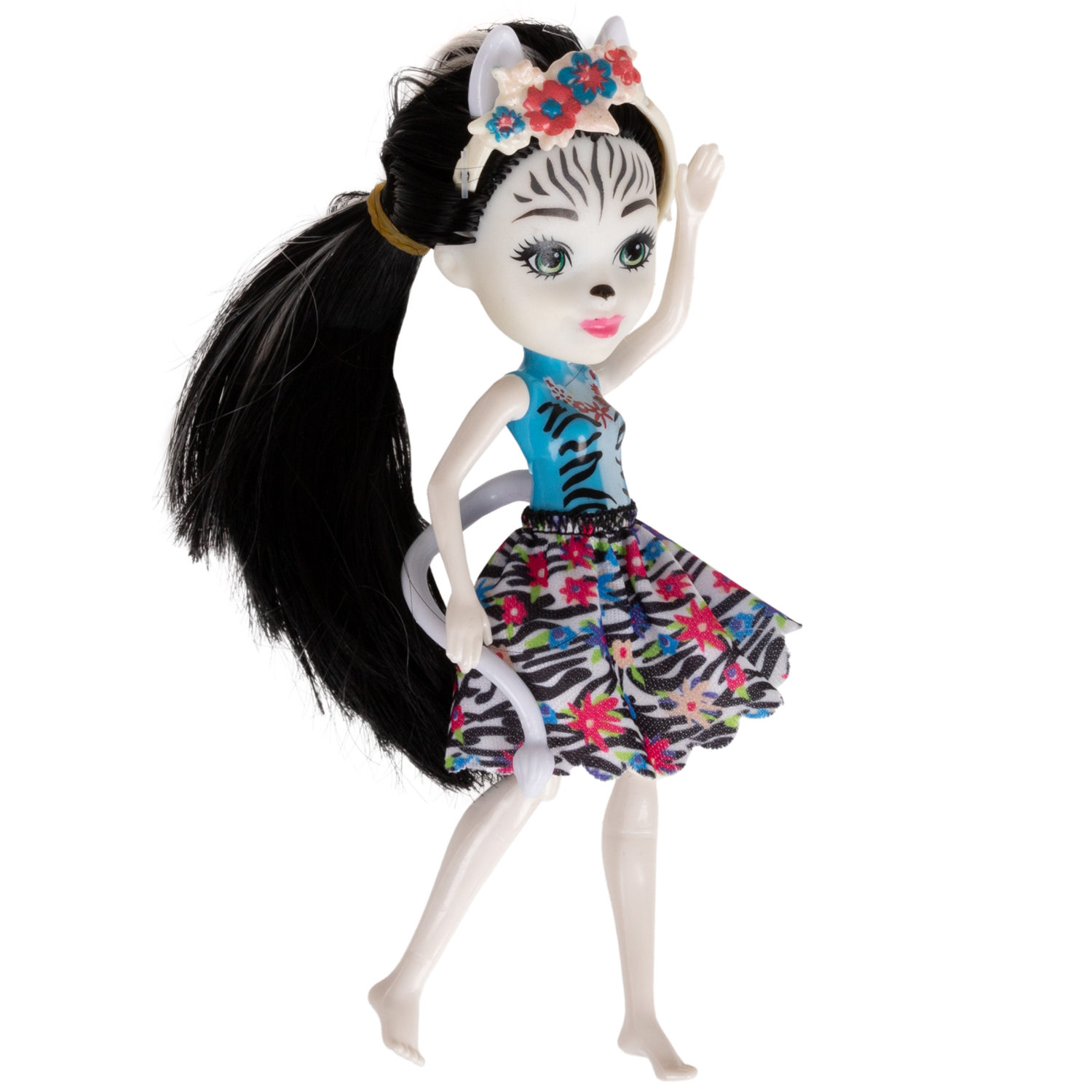 Кукла 1TOY «Лесные феи» в наборе с аксессуаром, питомцем - зеброй, 16 см