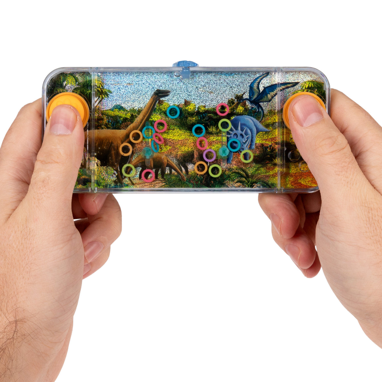 1TOY Игра с водой насади колечки динозавры, 3 вида в ассортименте, 15,5*7*2см