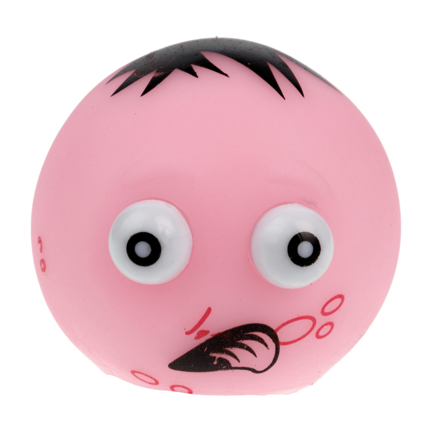 1toy Пучеглаз-антистресс "Зомби" 5,5х5x4,7 см, 4 вида в асс., 12 шт. в д/б