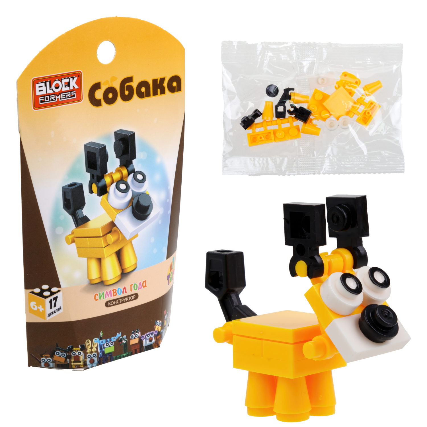 1TOY конструктор Blockformers "Символ года", 12 видов в ассортименте