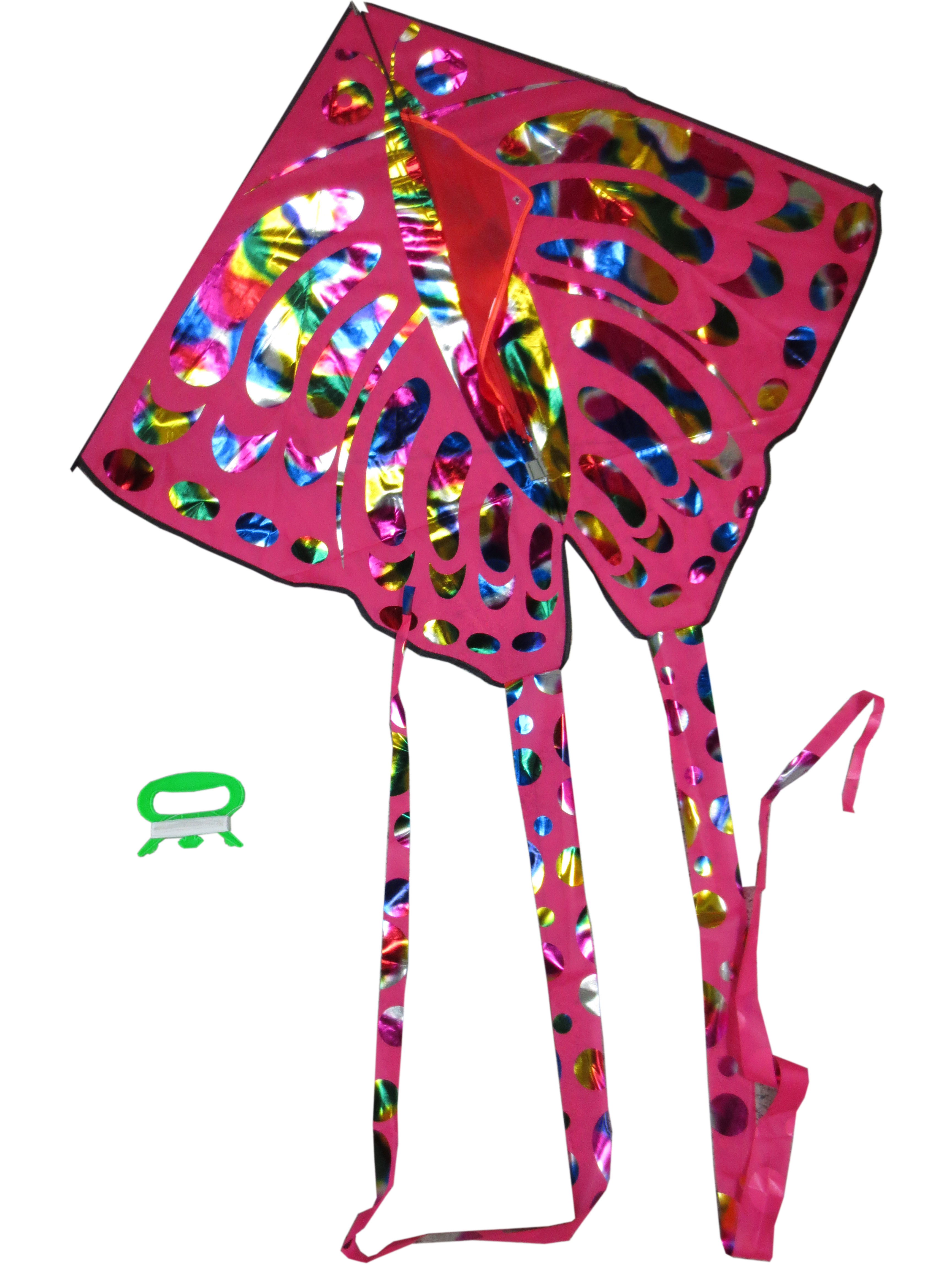 Воздушный змей 1TOY Бабочка 100 см, леер 50 м