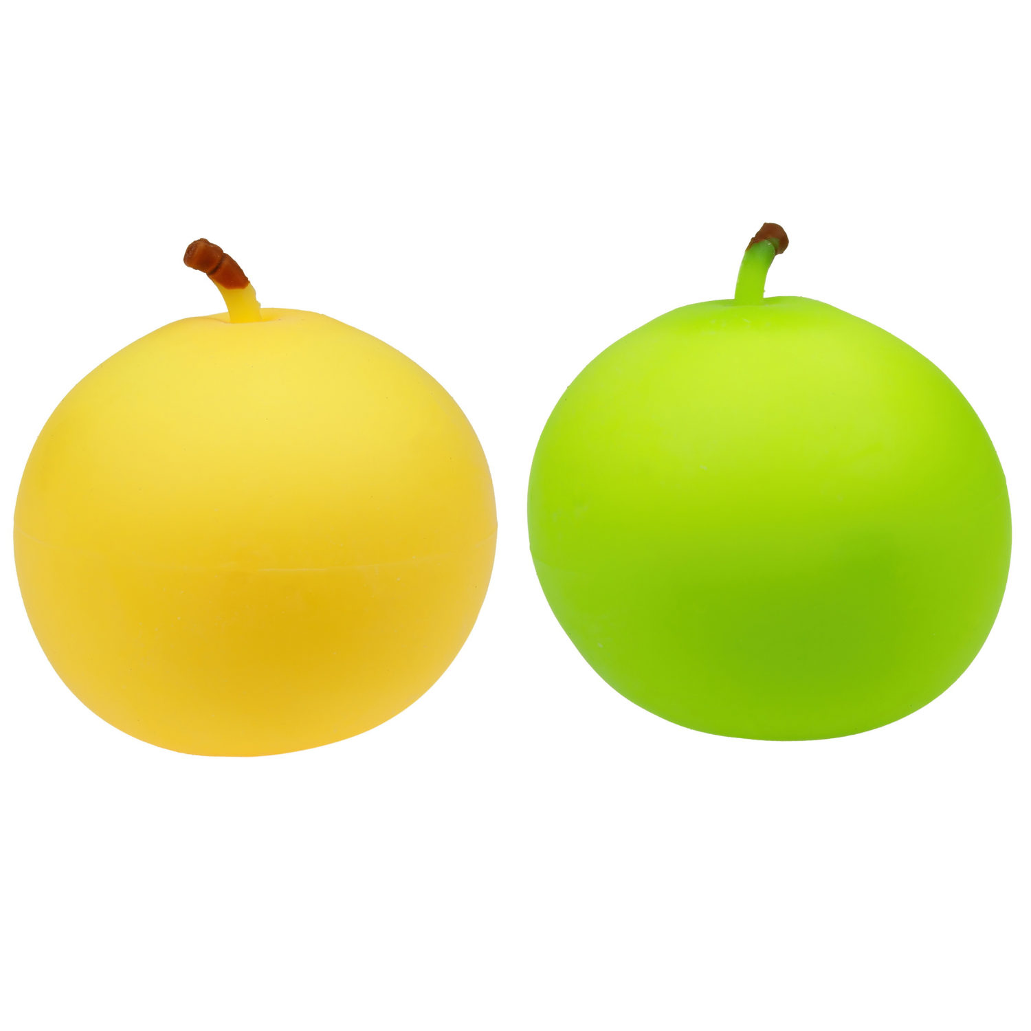 Набор антистресс-игрушек для рук 1TOY Крутой замес Супермаркет яблоко голден, 6 см