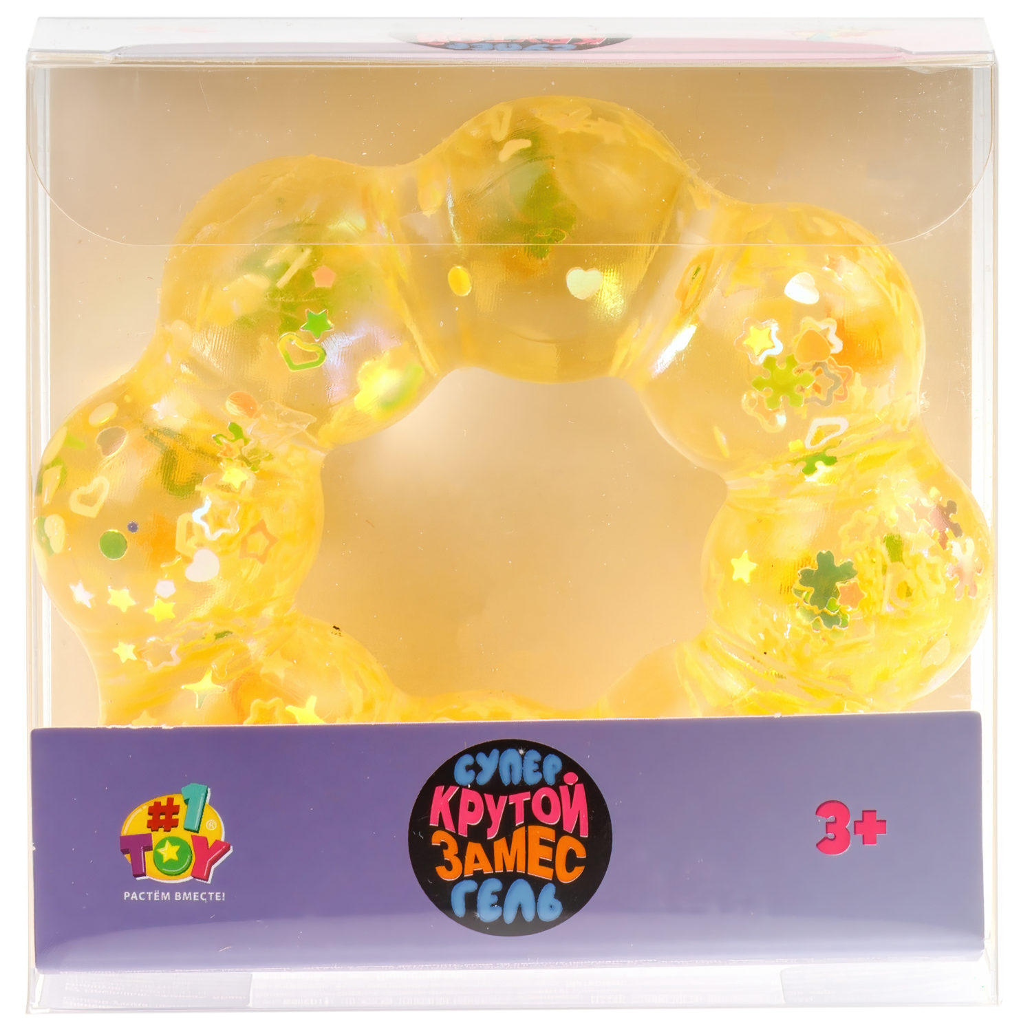 Игрушка-антистресс 1TOY Крутой замес «Супергель» браслет блестки 8*8 см