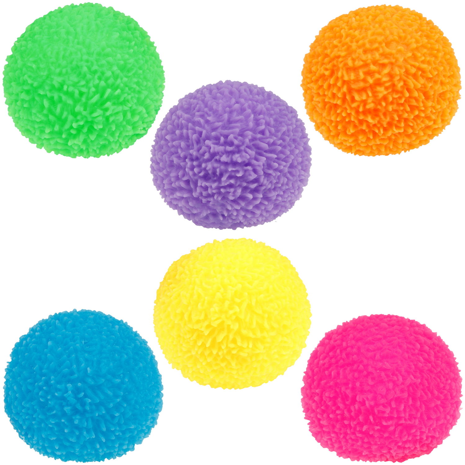 Антистресс-игрушка 1TOY Крутой замес шар с пушистой текстурой, 6 см, в ассортименте
