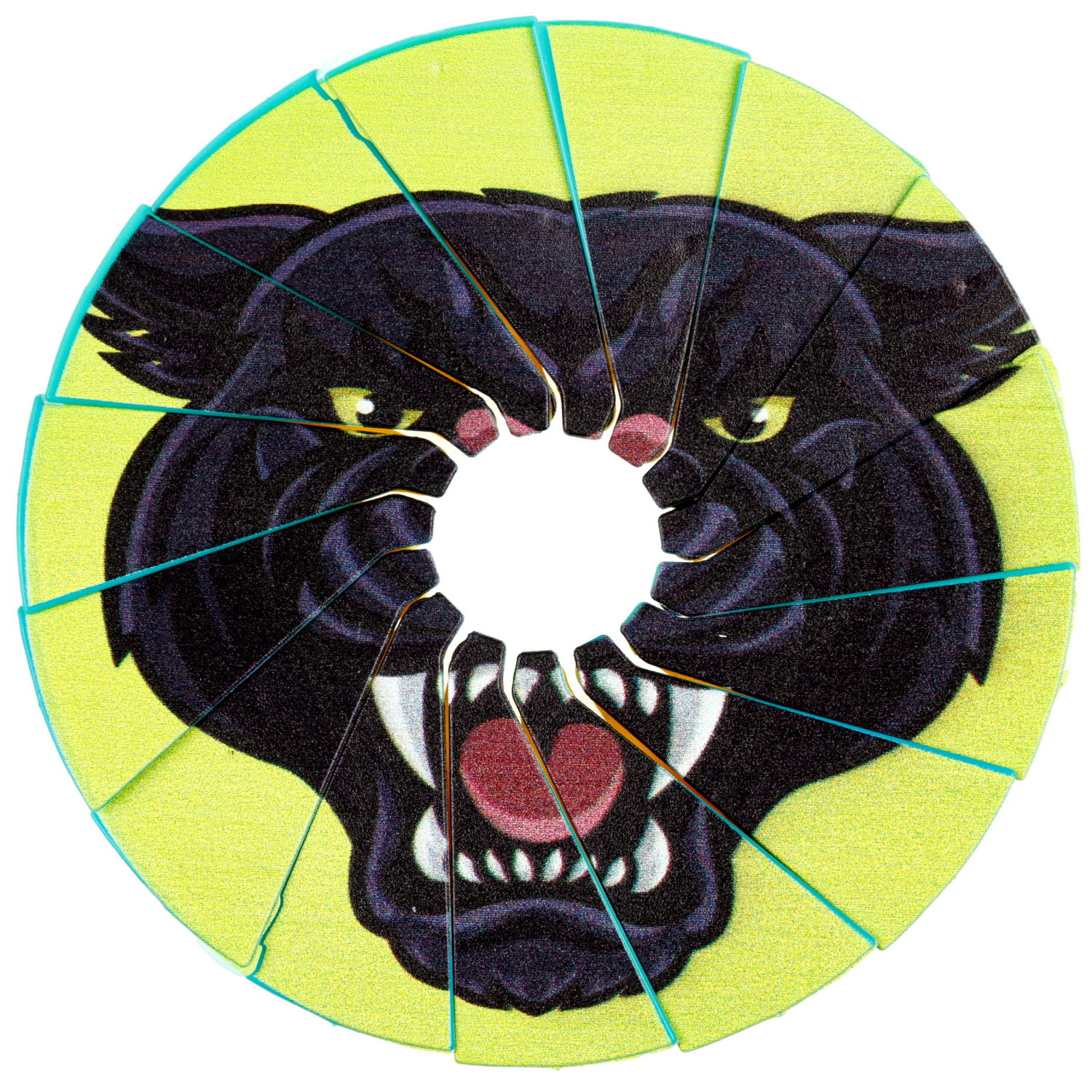 Фрисби складной 1TOY 12/25 см, с принтом, пантера