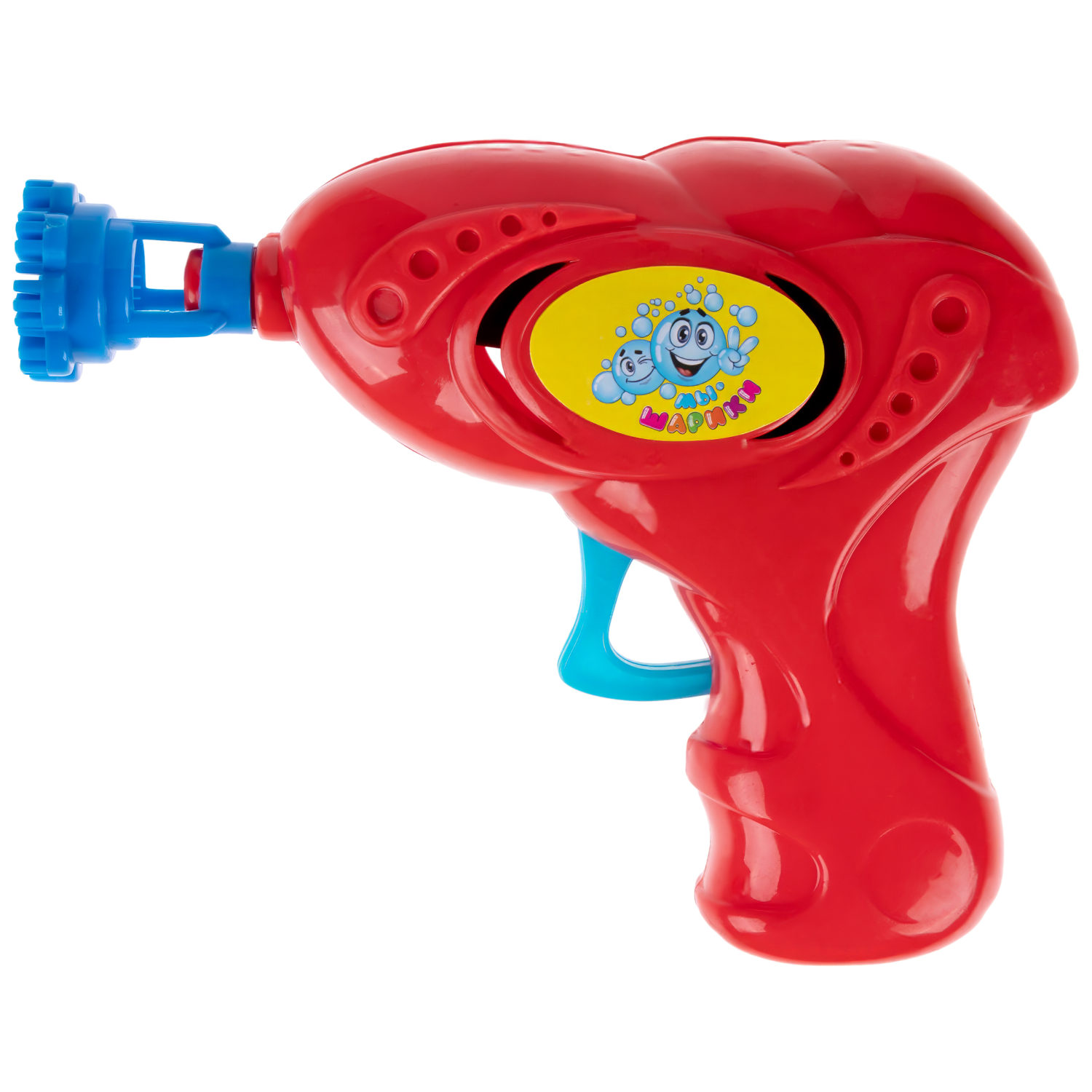 1TOY Мы-шарики! пистолет механич. с мыл. пуз., бластер, 40 мл, цвет в асс., блистер