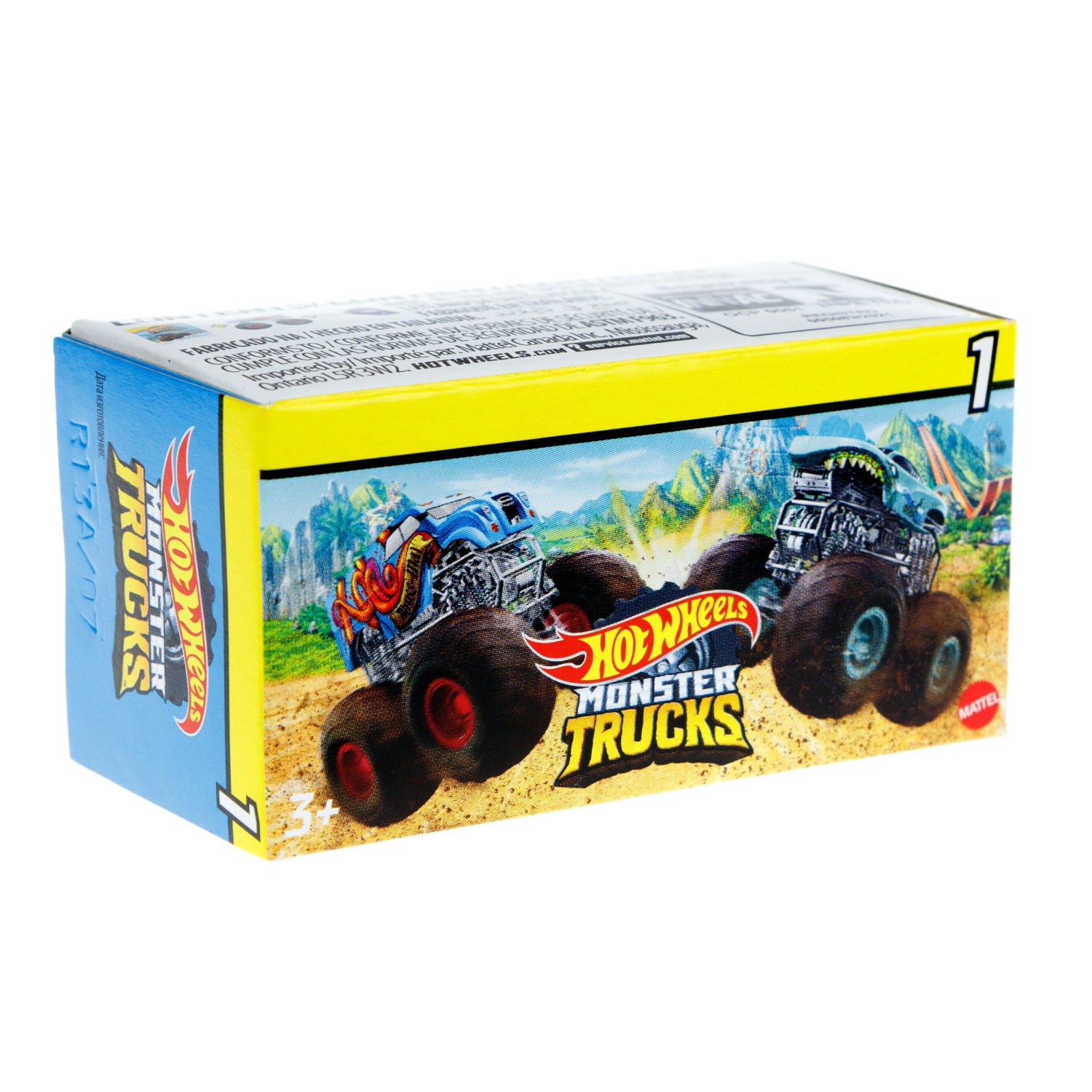 Hot wheels Набор игровой "Мини-грузовики Monster Trucks с лаунчером"