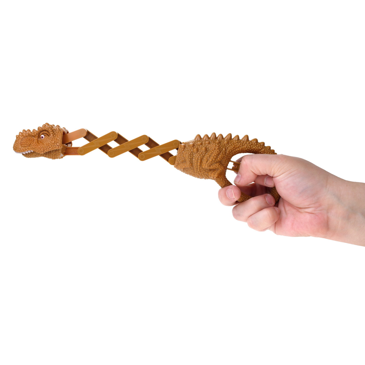 1TOY Хваталка в виде головы животного 24 см., 8 видов в ассорт., бирка, сетка