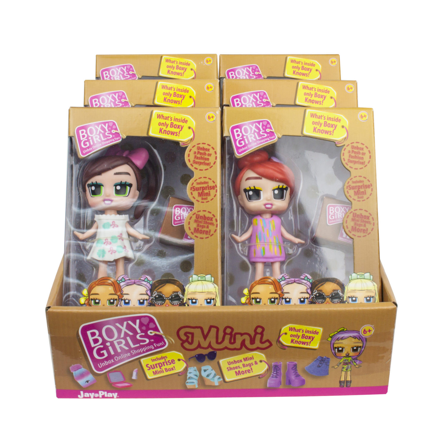 Кукла Boxy Girls MINI 8см с аксессуарами, 6 видов.