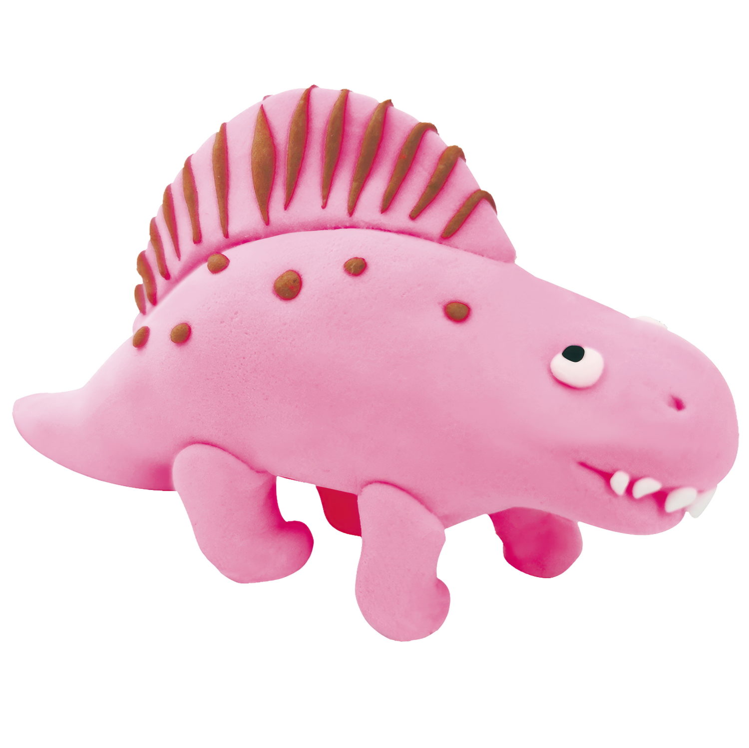 Набор Реконструктор "Спинозавр", скелет динозавра + лёгкий пластилин, 6 цветов