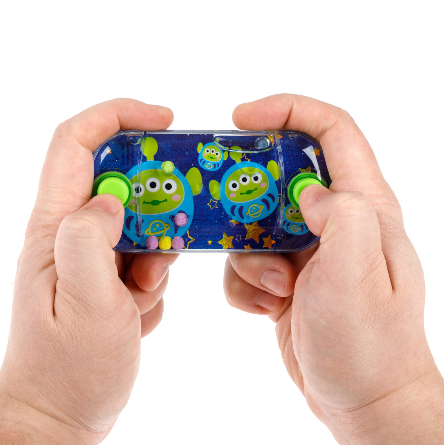 1TOY Игра с водой забрось мячики инопланетяне, 3 вида в асс. 12*6*2,3см, 24 шт в дисплей боксе