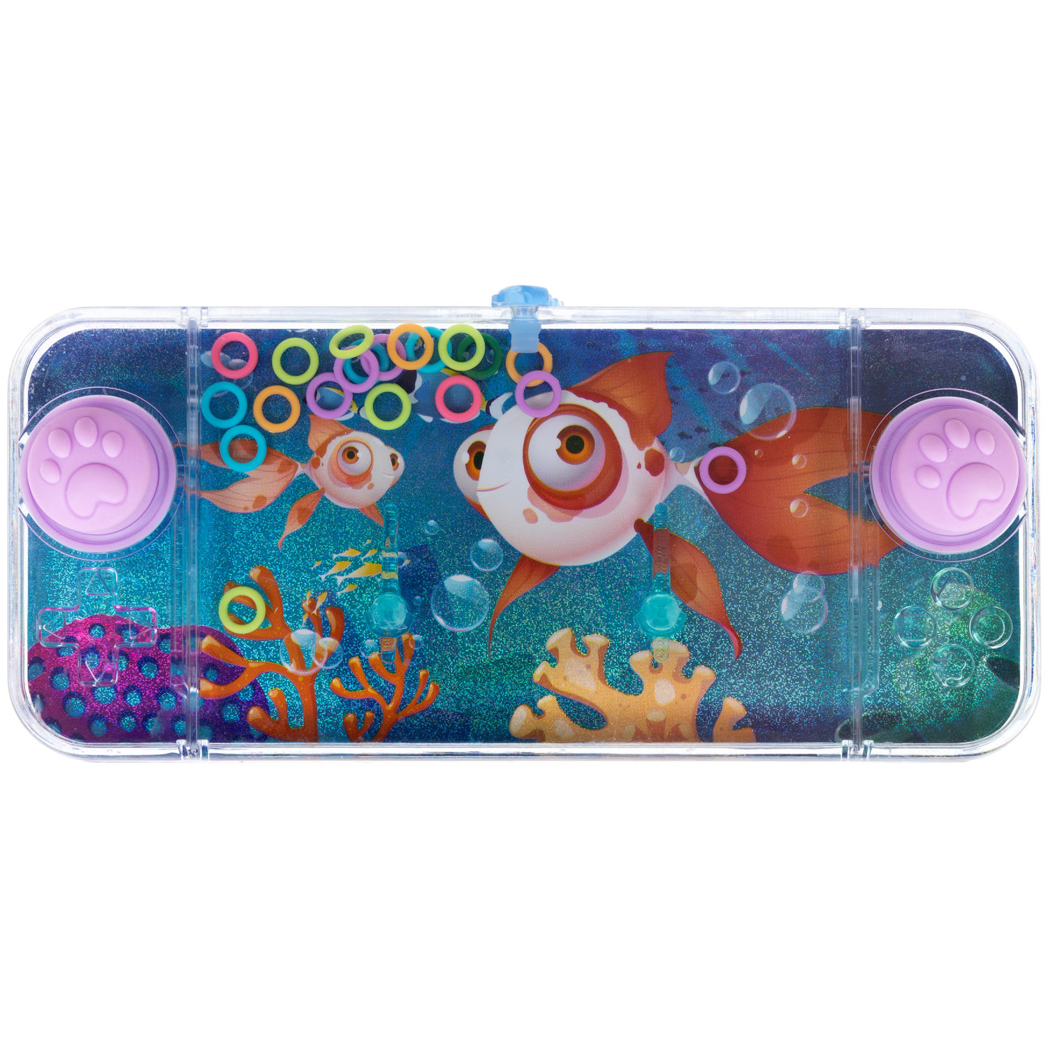 1TOY Игра с водой насади колечки морские обитатели, 3 вида в ассортименте, 15,5*7*2см