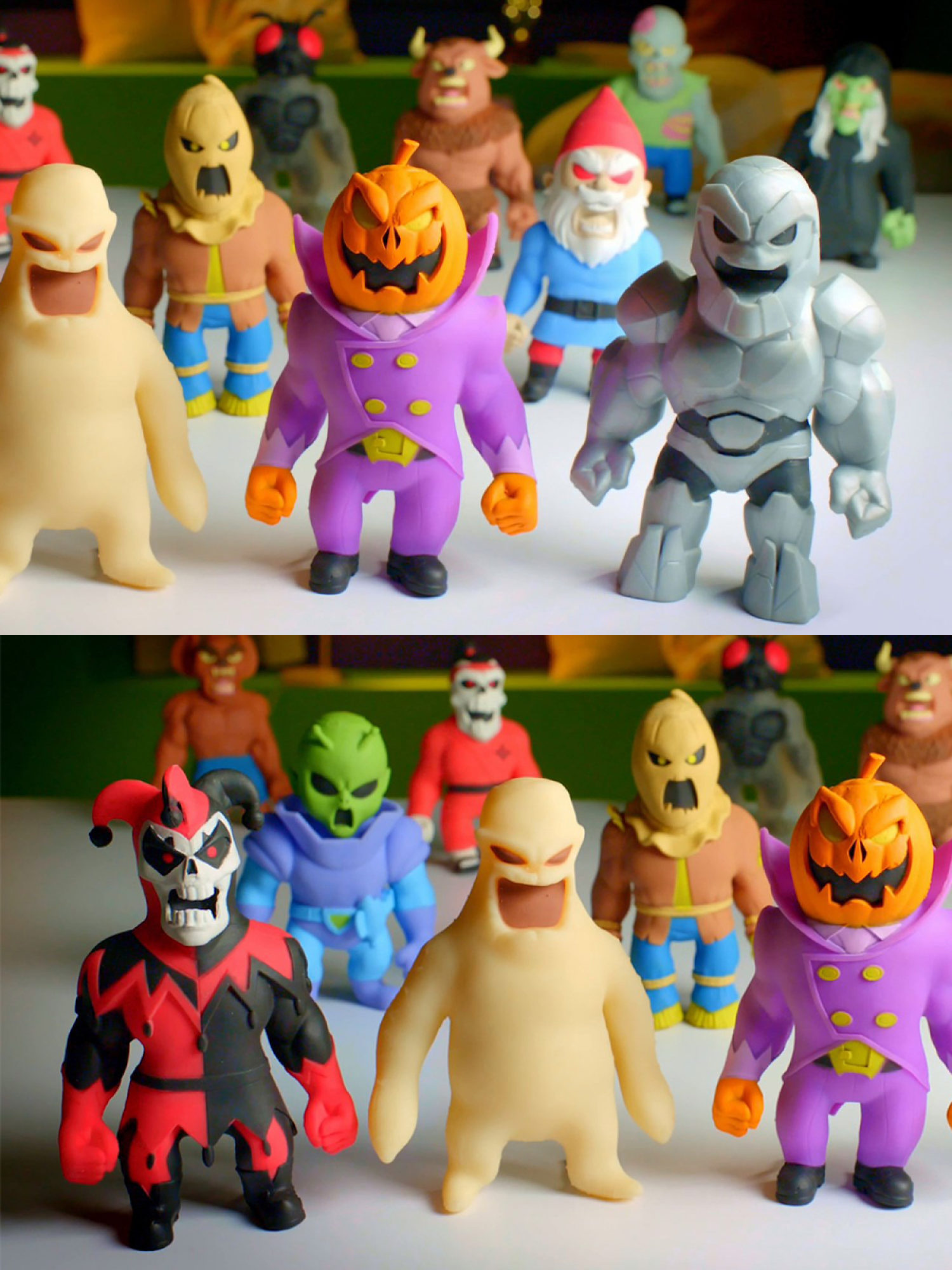 Тянущиеся фигурки 1TOY Monster Flex, серия 5, Монстр подушка, тянучка, 15 см