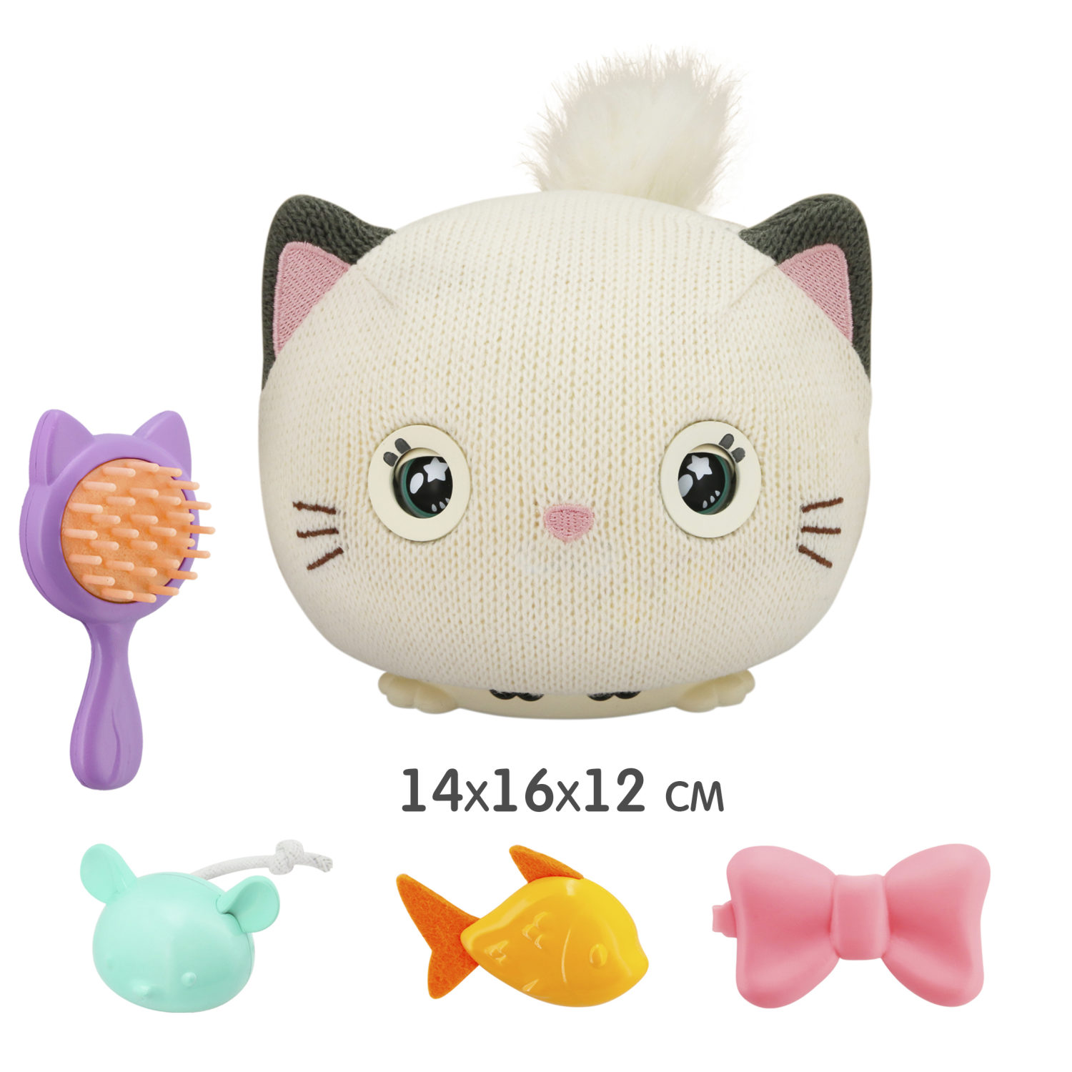 Интерактивная игрушка котик 1TOY Purro Мурро, разговаривающая, музыкальная, поющая, танцующая, умный питомец