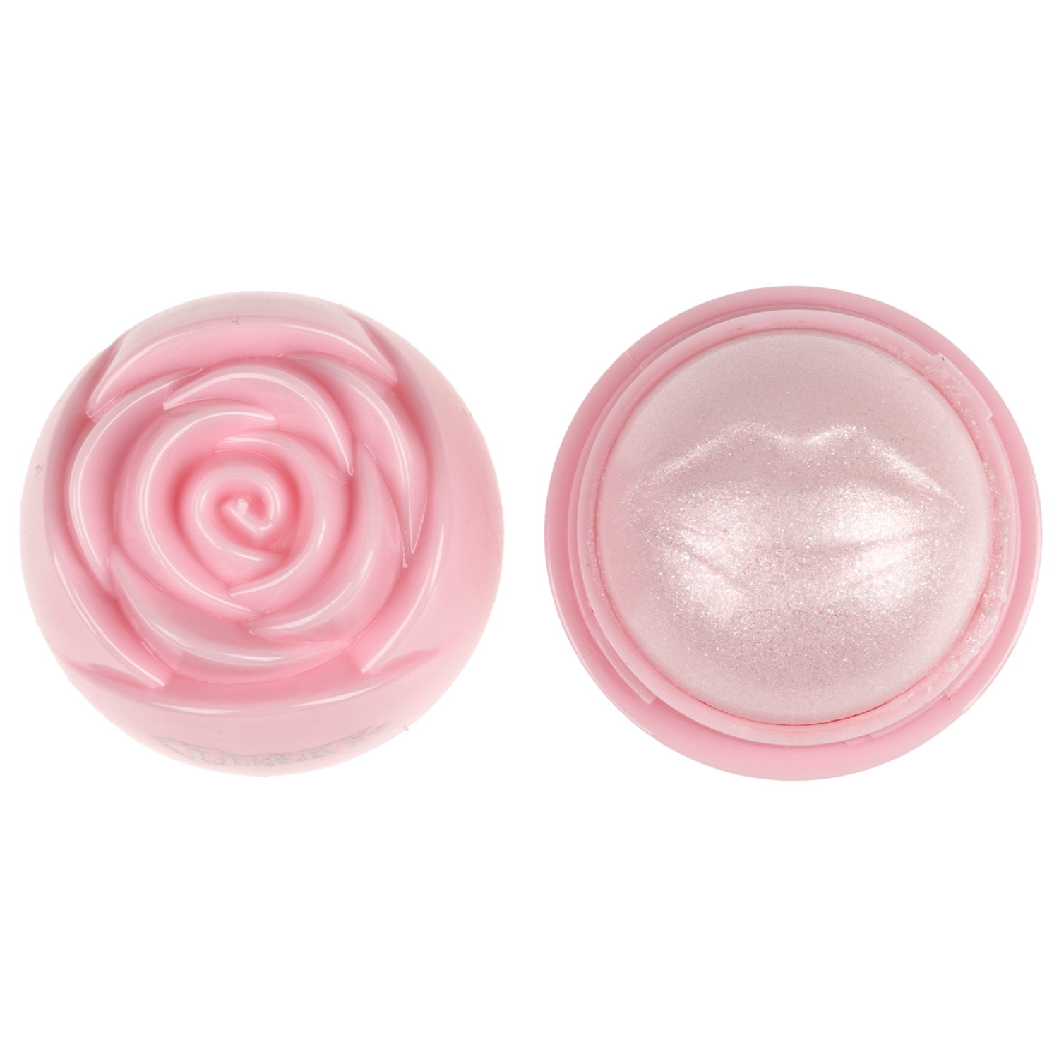 Бальзам-яйцо для губ с блёстками Lukky Diamond Rose, Розовая нежность, с ароматом,8 г