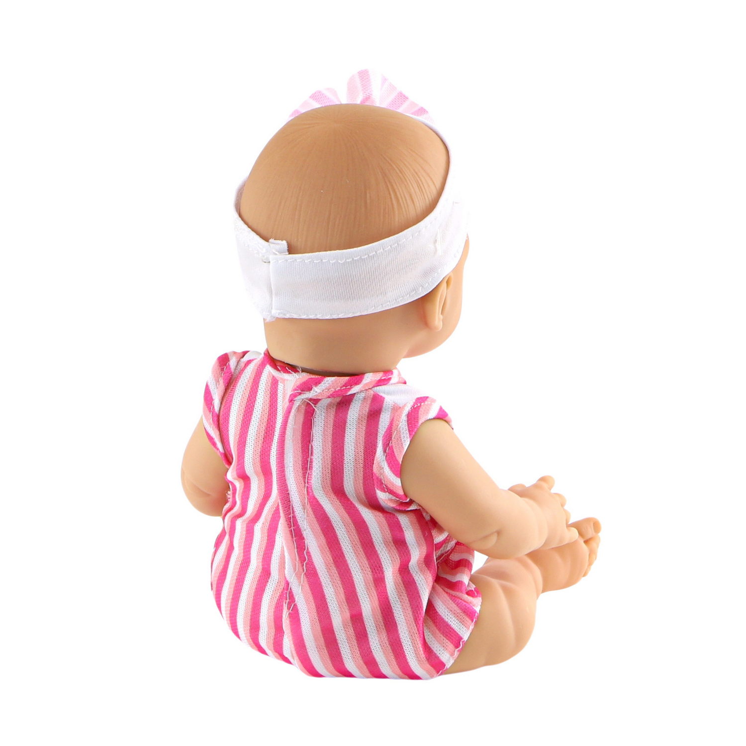 Куколка 1TOY "Baby Doll" в полосатом боди, 28см.