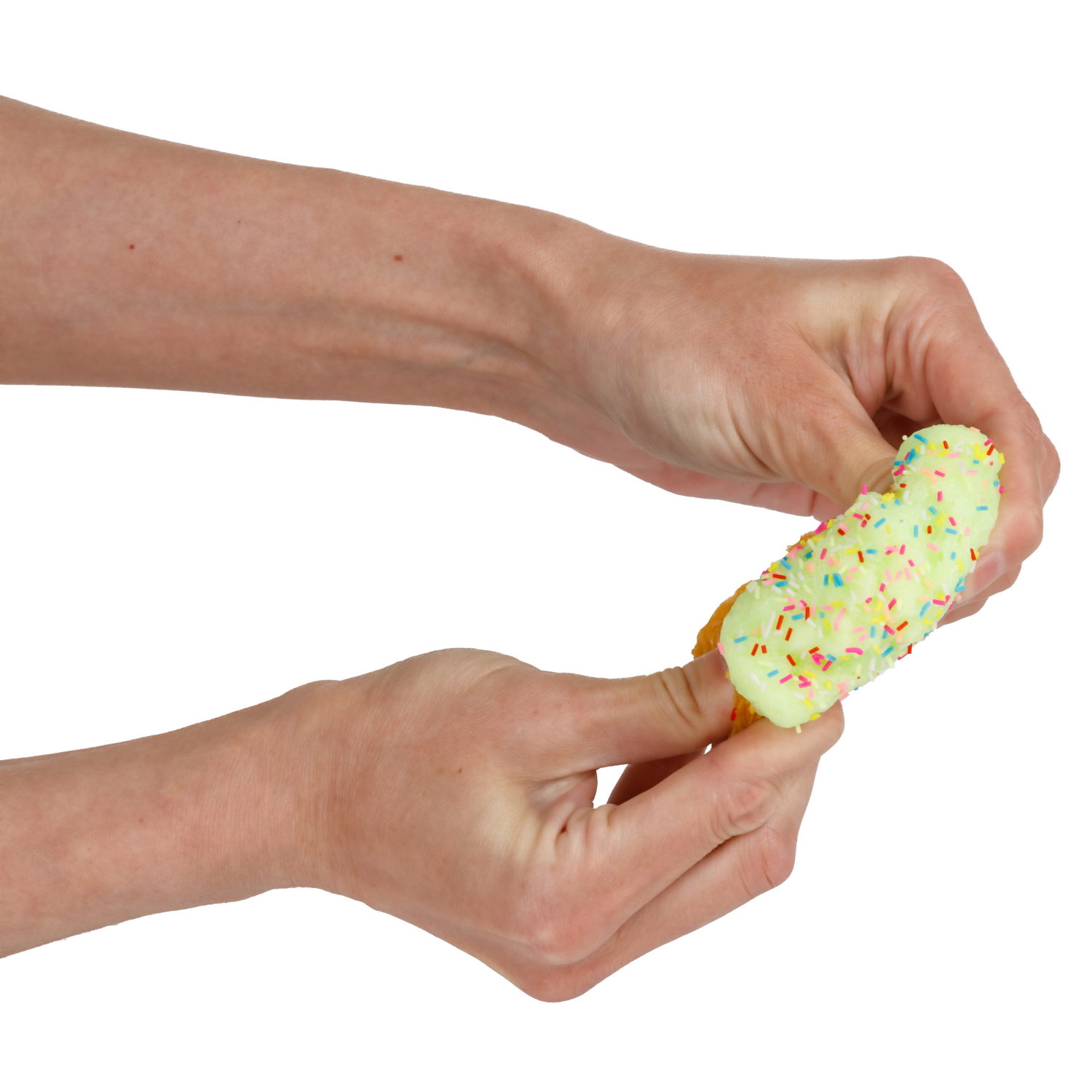 Игрушка-антистресс 1TOY Крутой замес «Няшка-вкусняшка», «Кекс с посыпкой», с колокольчиком, в ассортименте