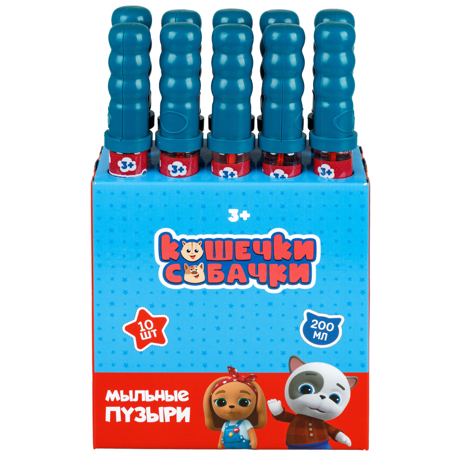 1TOY Кошечки-собачки, мыльные пузыри, 200 мл