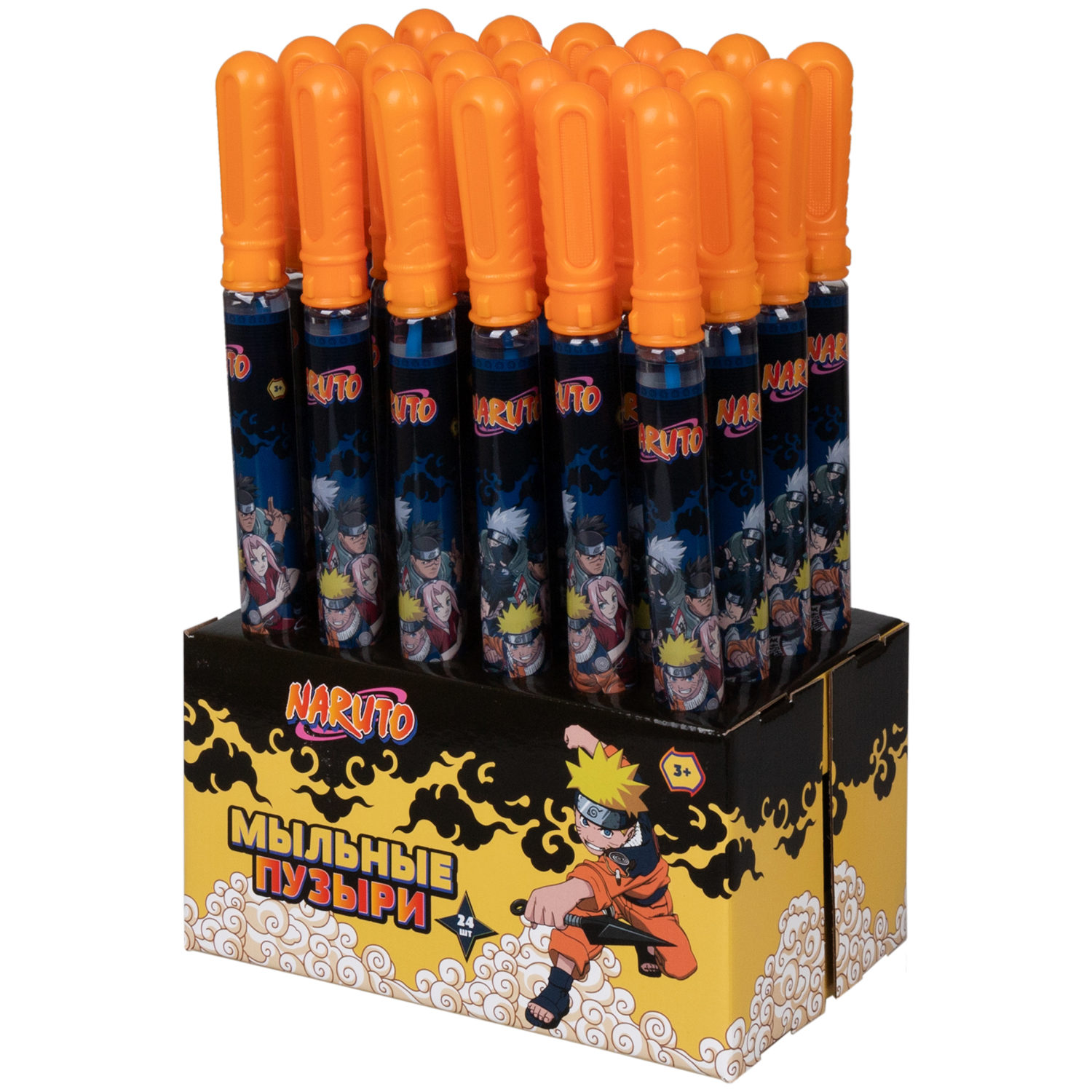 1TOY Наруто, мыльные пузыри, 120 мл