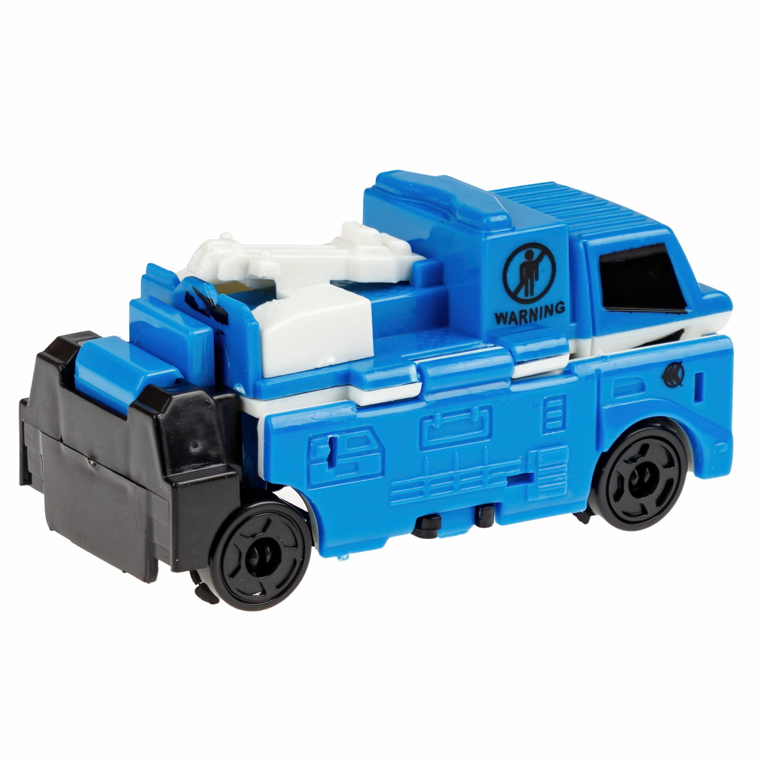 Машинка 2в1 1TOY Transcar Double: Эвакуатор - Бетономешалка, 8 см