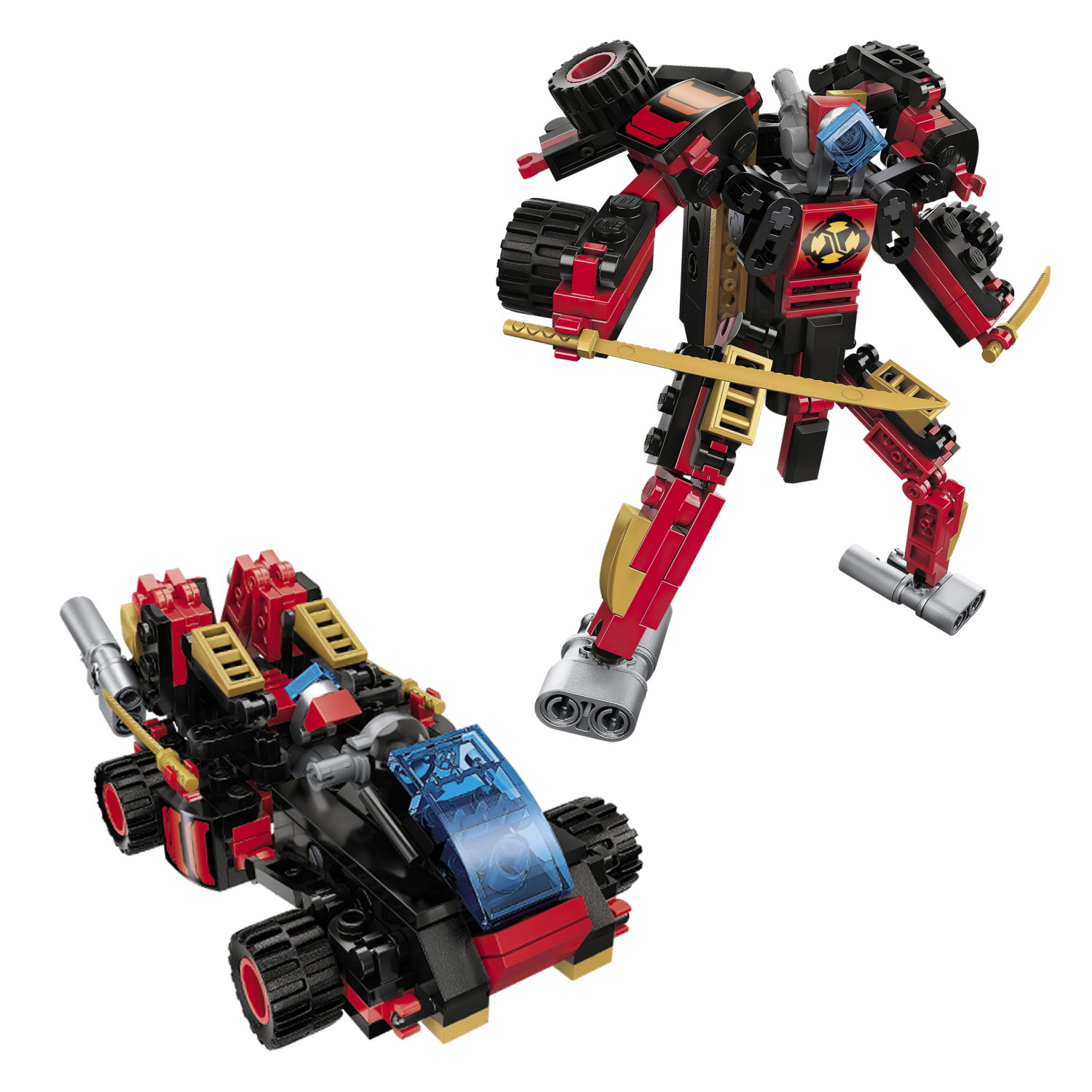 Конструктор  Трансформер BLOCKFORMERS  "Мегасамурай" Cерия TRANS CONNECTOR, 6 видов на выбор