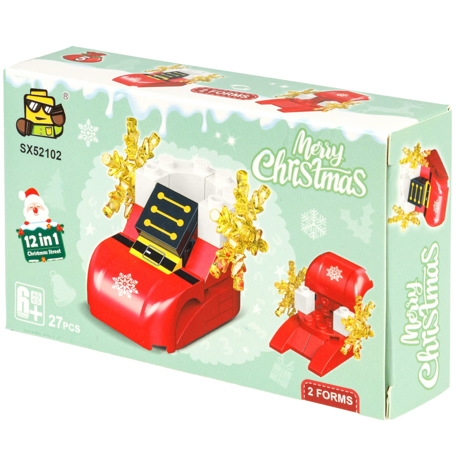 Конструктор 1TOY Blockformers С Новым годом! 12 видов, от 23 до 29 деталей